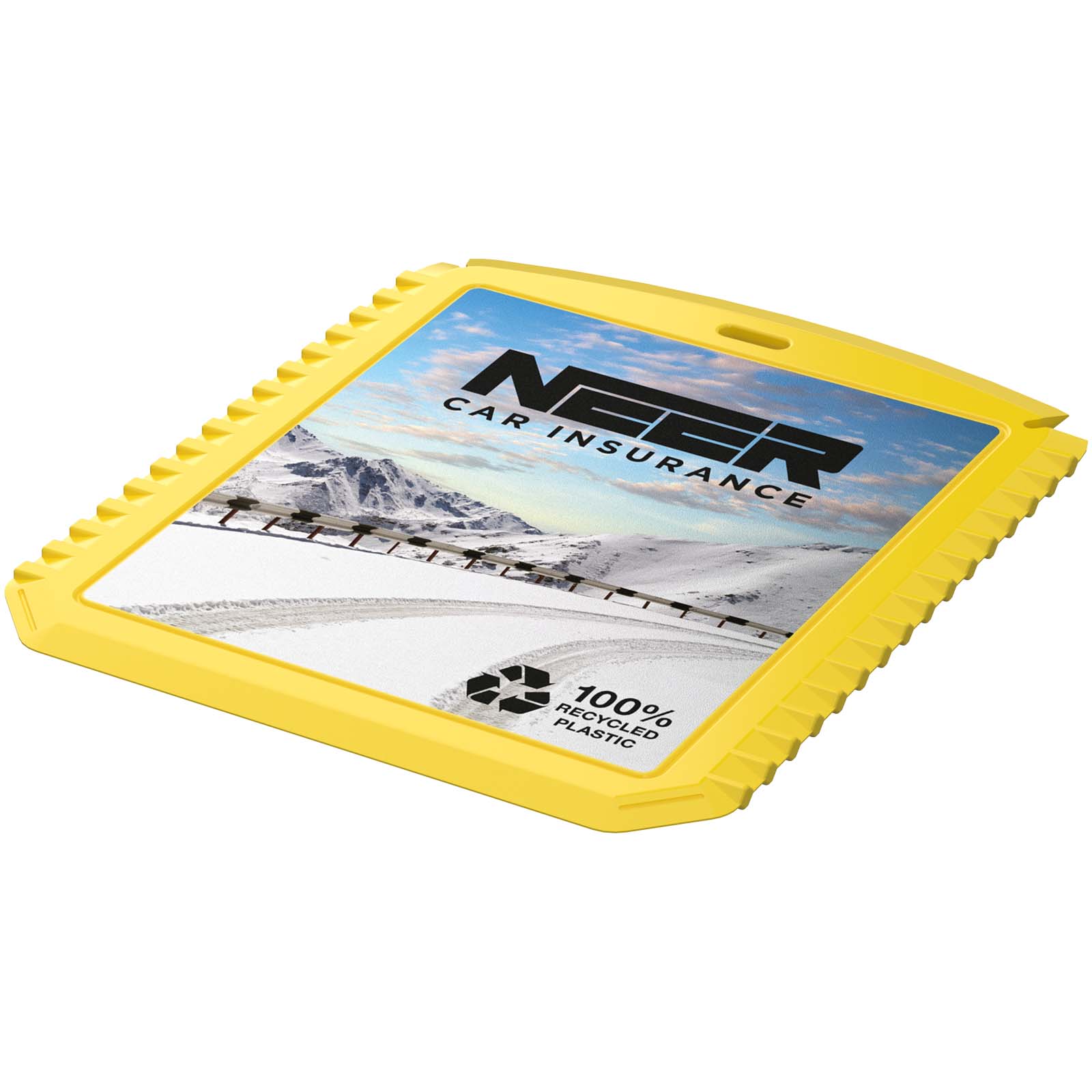 Thrym rectangular recycled plastic ice scraper