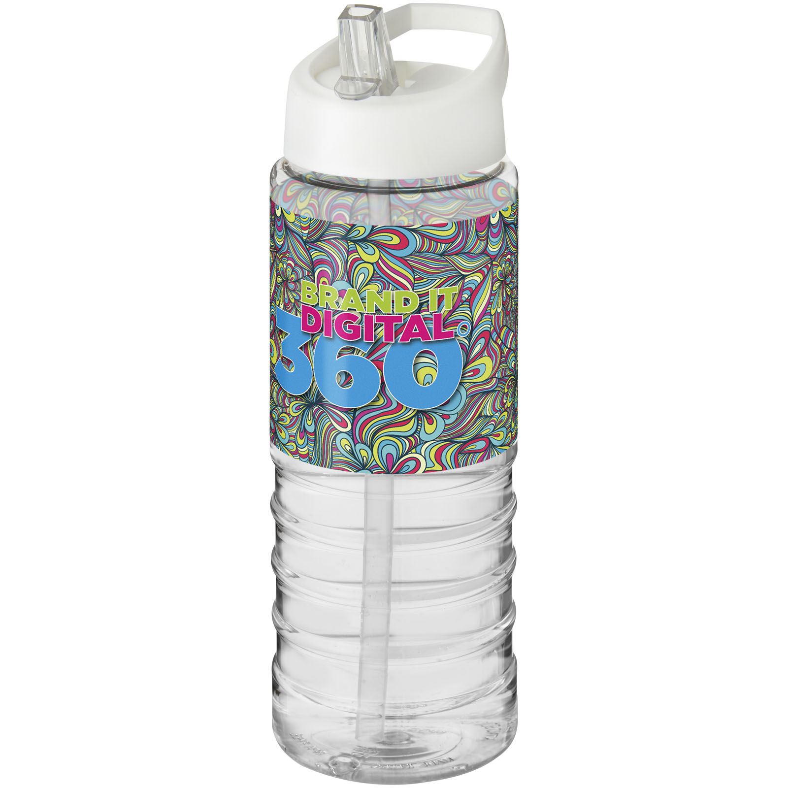 H2O Active® Treble 750 ml spout lid sport bottle