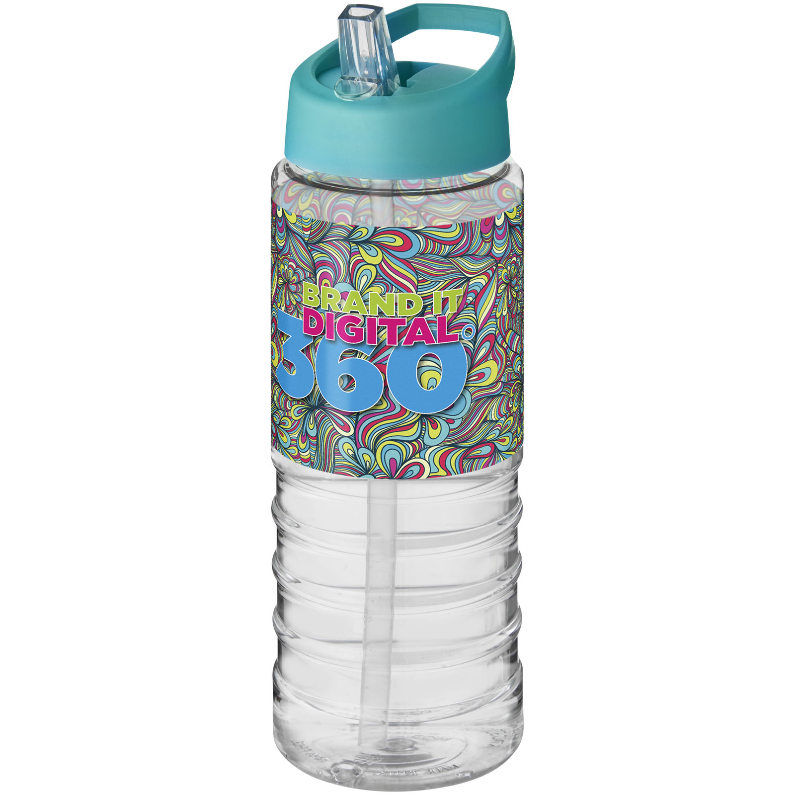 H2O Active® Treble 750 ml spout lid sport bottle