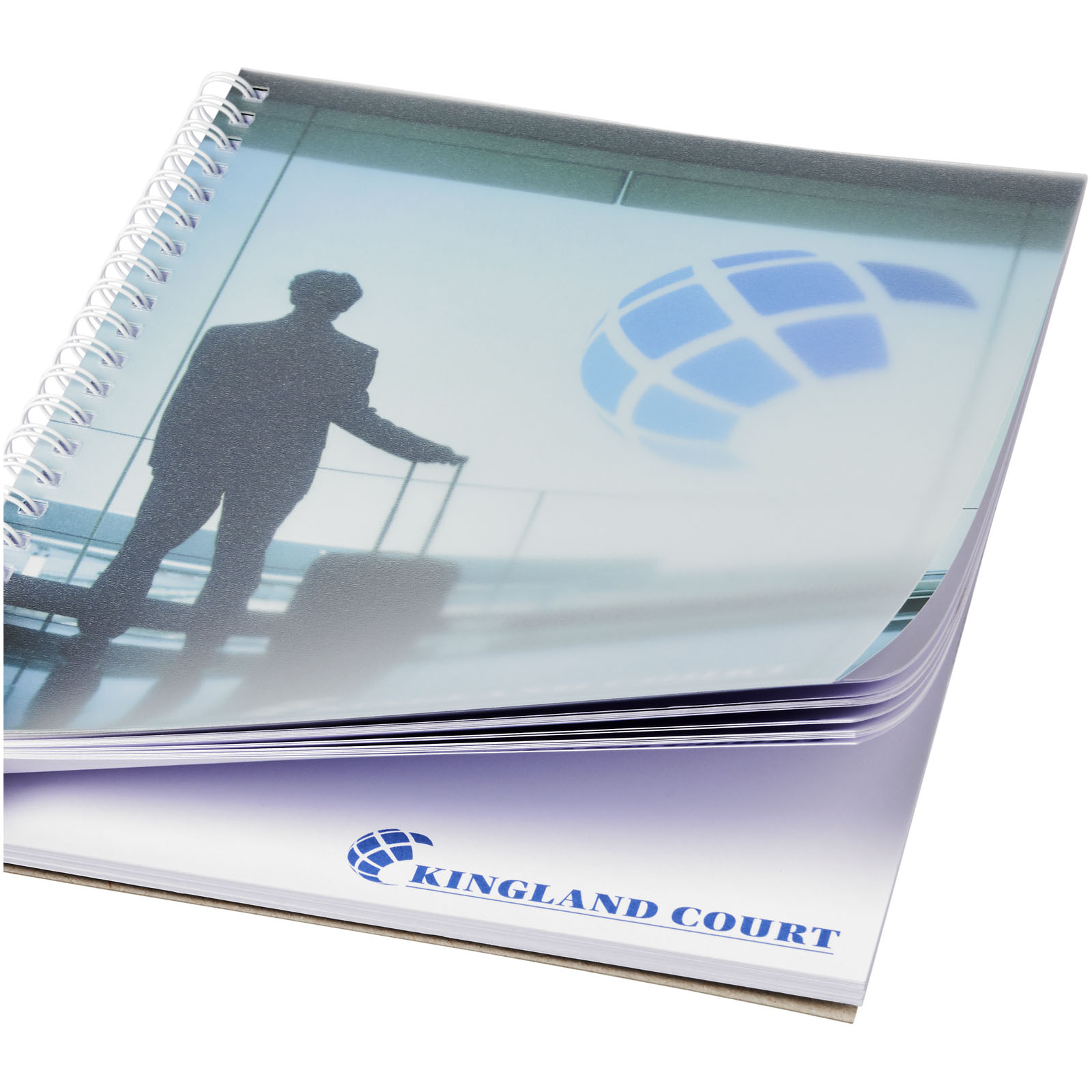 Desk-Mate® wire-o A5 notebook PP cover