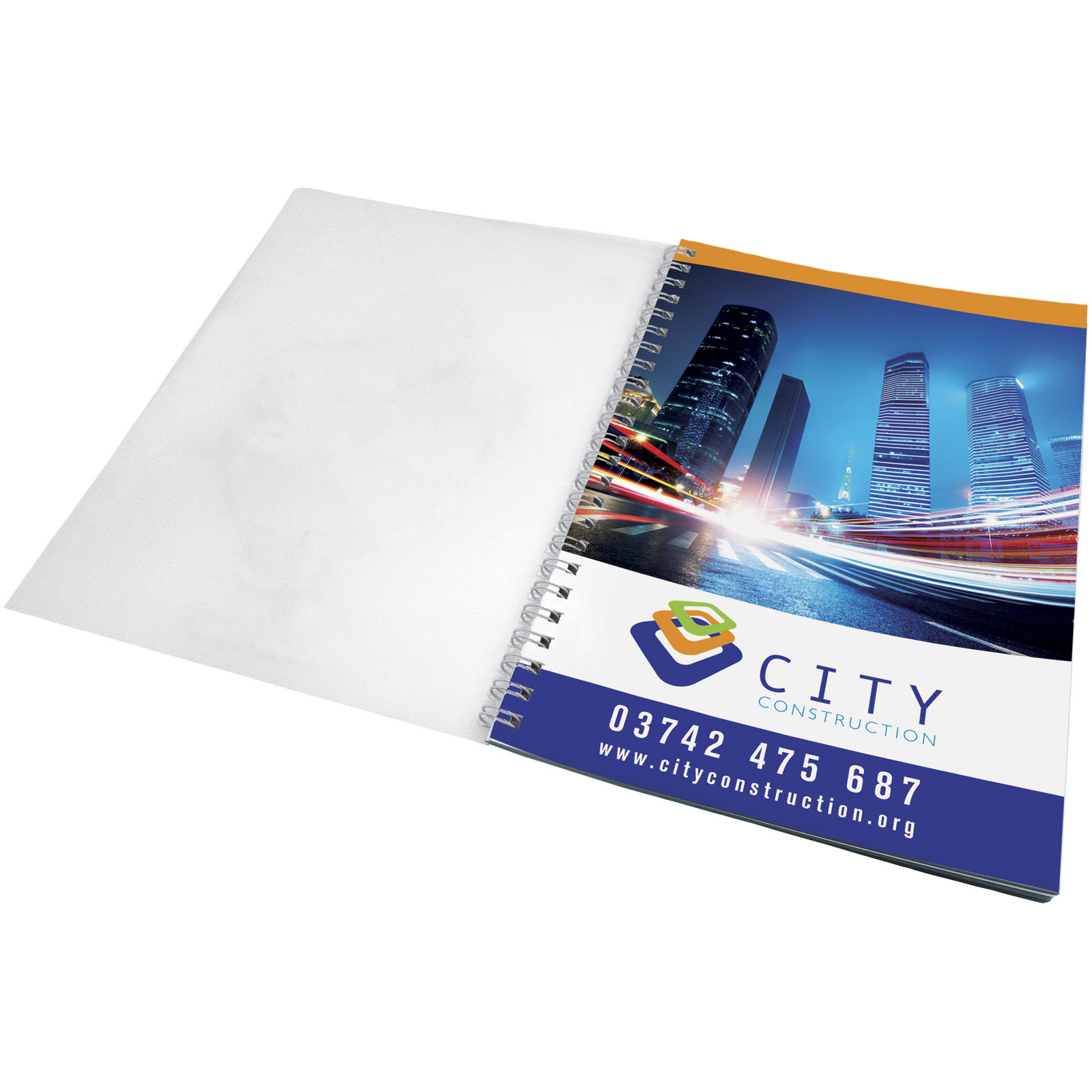 Desk-Mate® wire-o A5 notebook PP cover