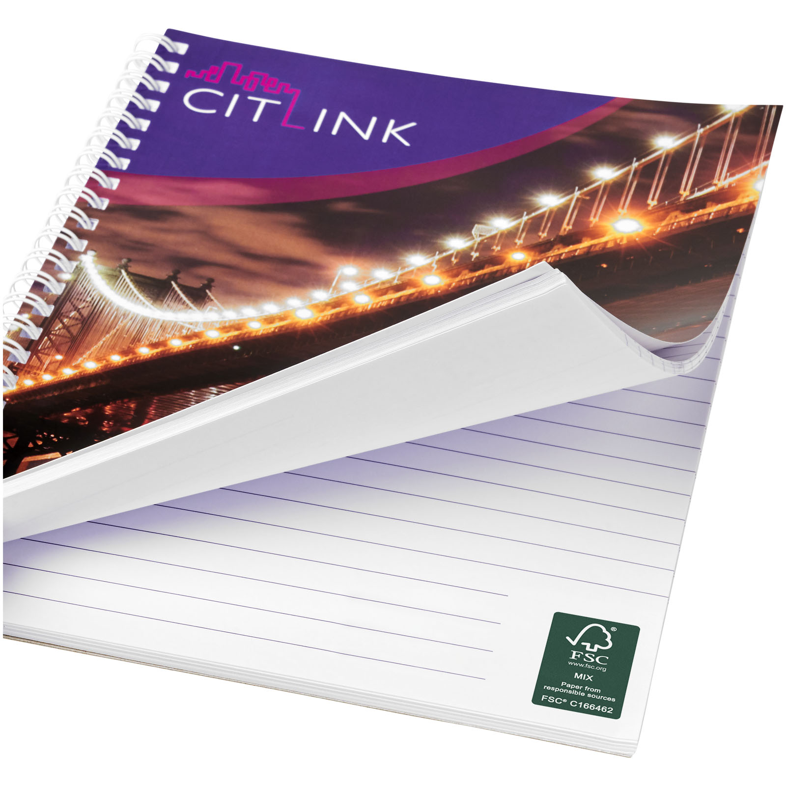Desk-Mate® A5 spiral notebook