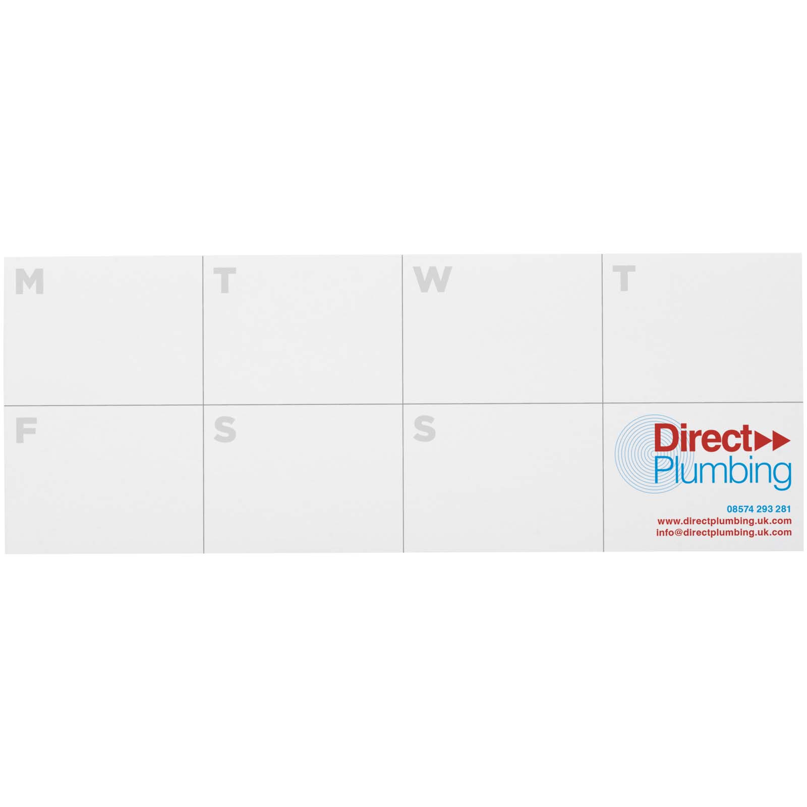 Sticky-Mate® recycled sticky notes with printed planner