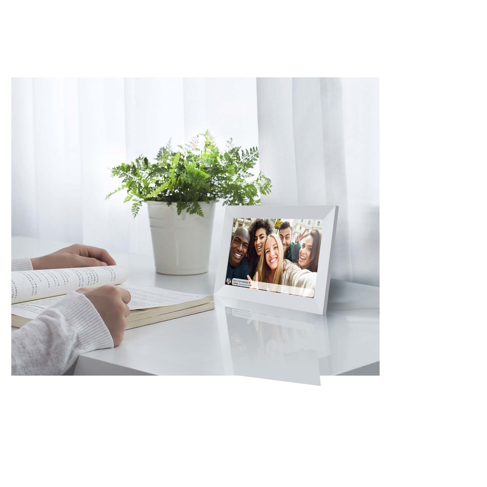 Prixton Prado 10″ Frameo wifi digital photo frame