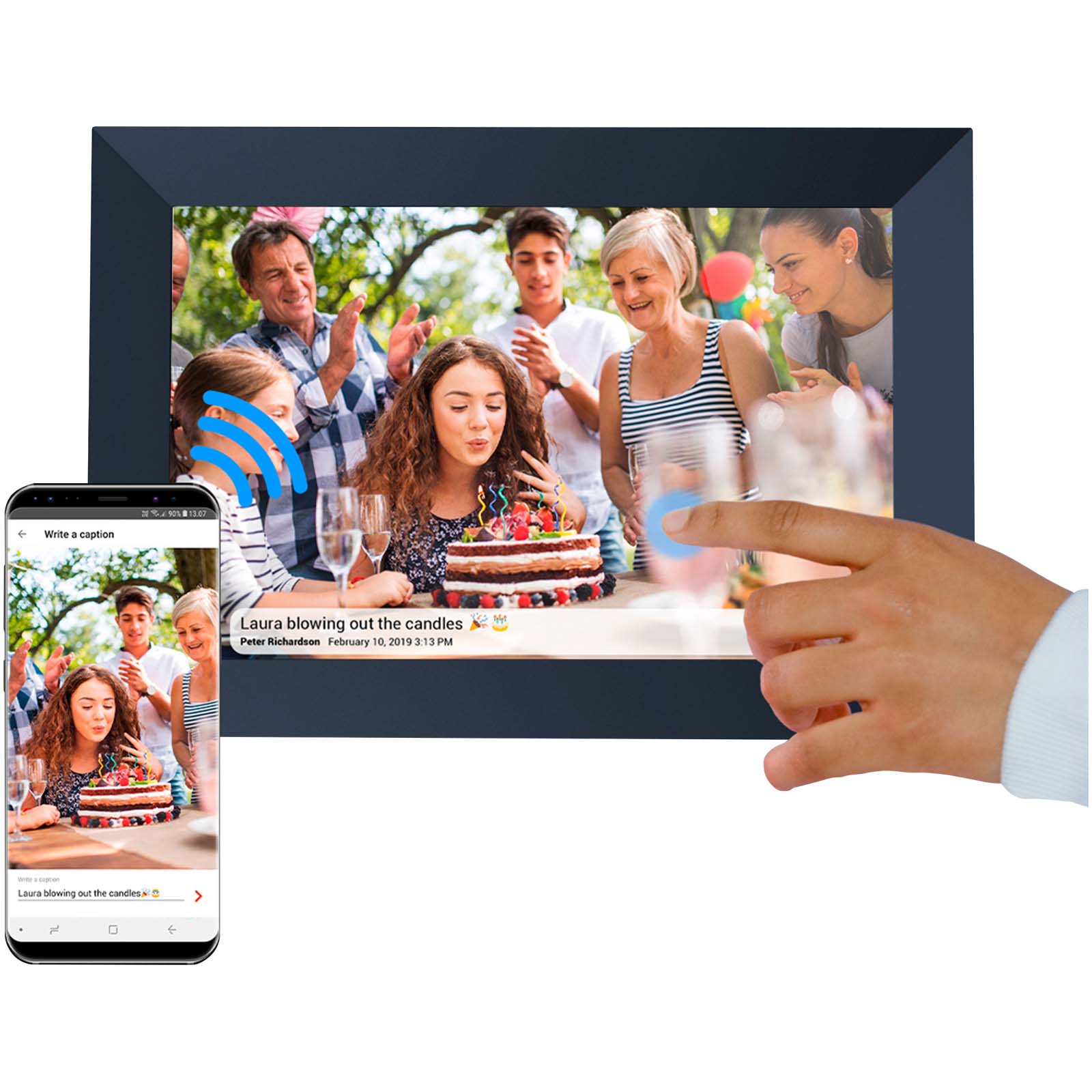 Prixton Prado 10″ Frameo wifi digital photo frame