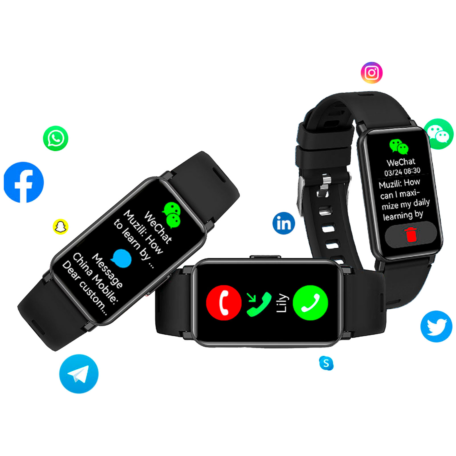 Prixton AT806 multisport smartband with GPS