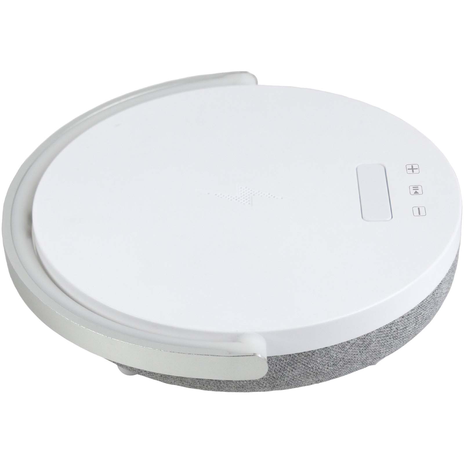 Prixton 4-in-1 10W Bluetooth® speaker with LED light and wireless charging base