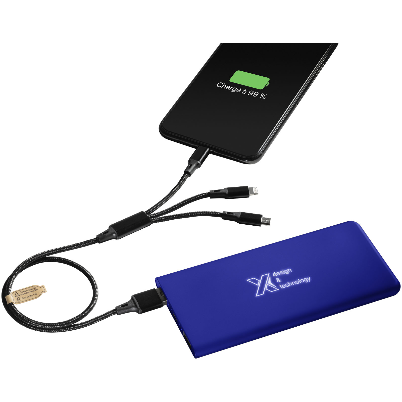 SCX.design P15 light-up 5000 mAh power bank