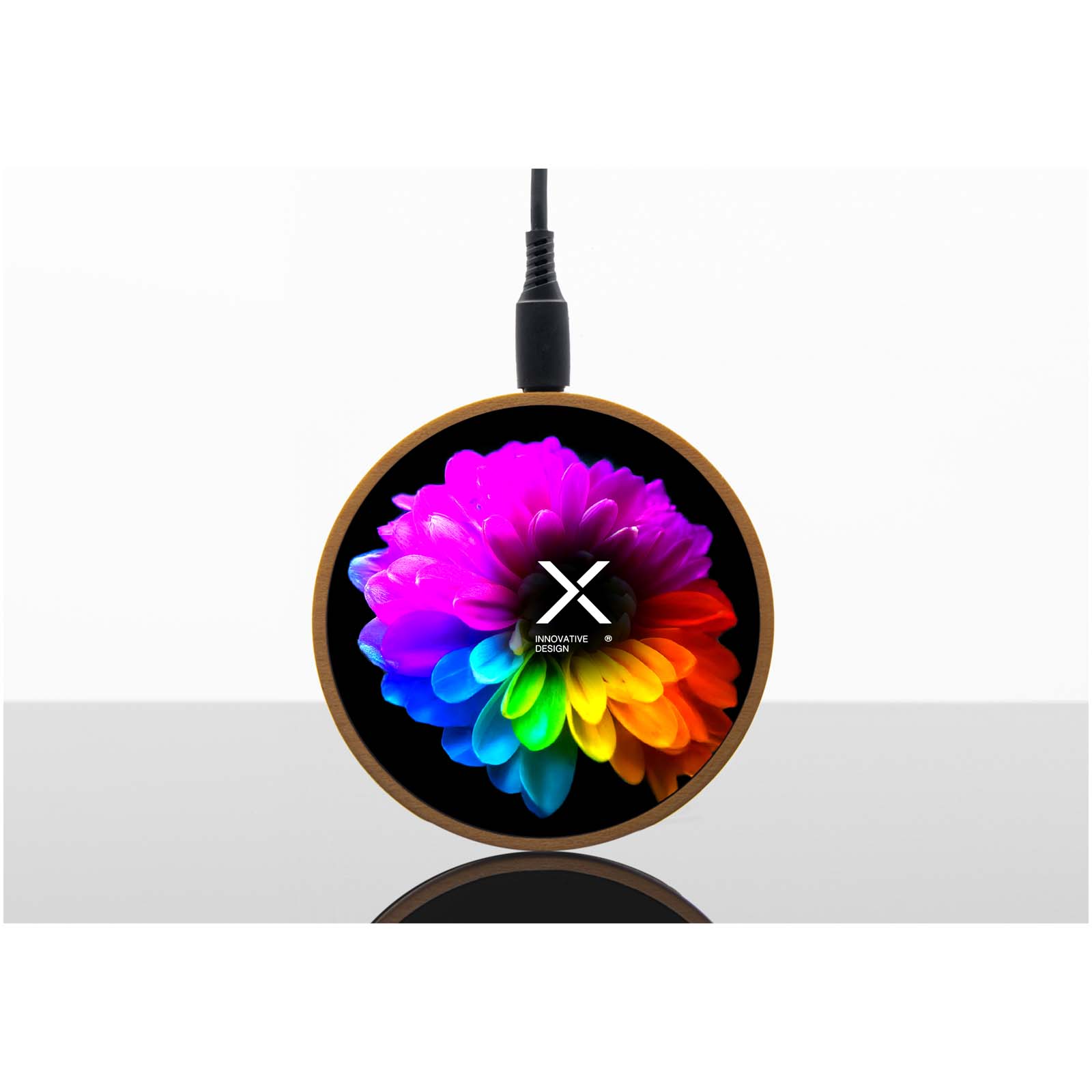 SCX.design W13 10W wooden wireless charging station
