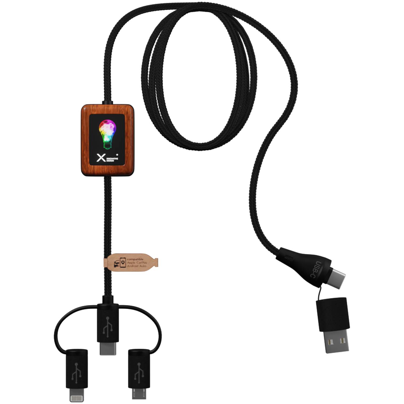 SCX.design C46 5-in-1 CarPlay cable