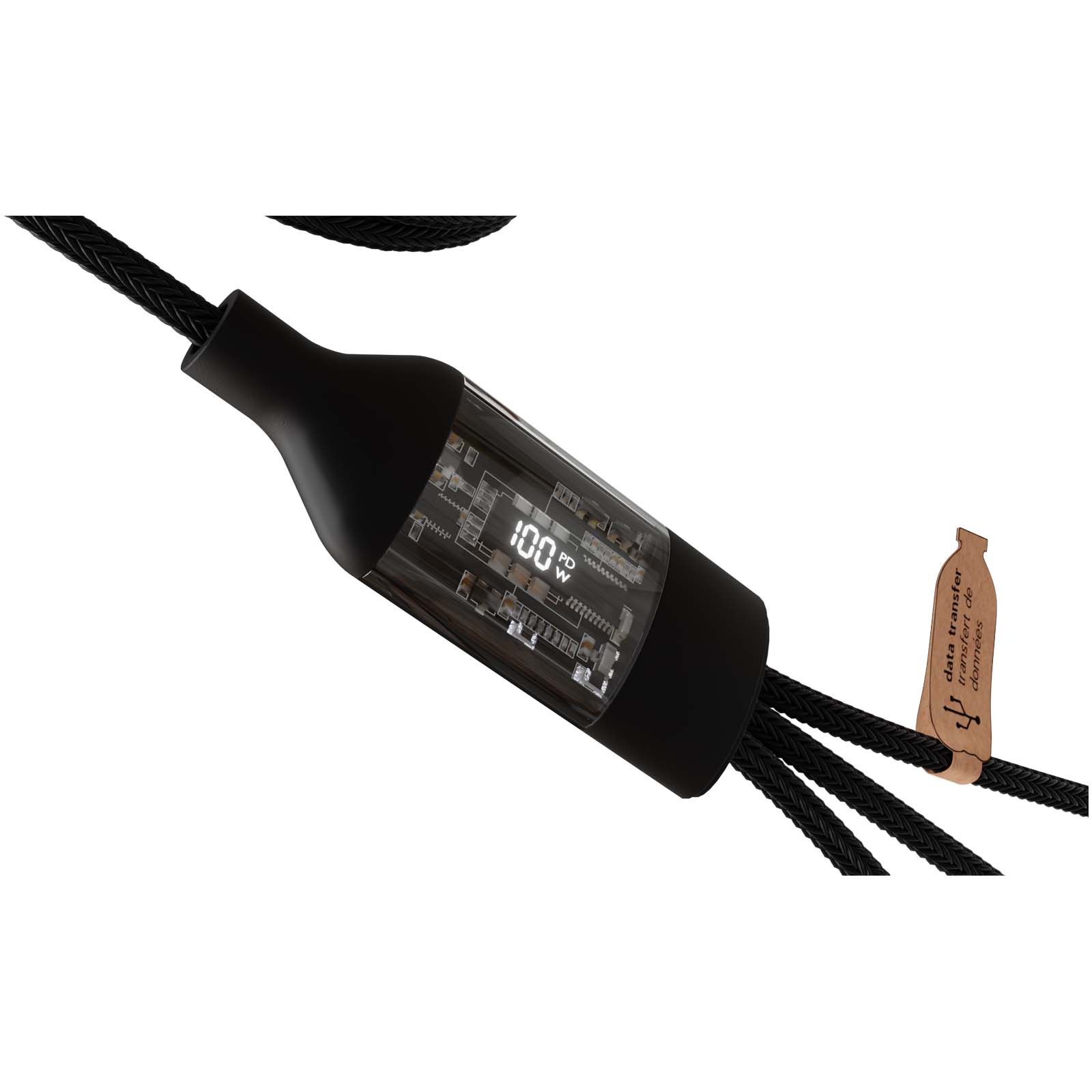 SCX.design C50 5-in-1 fast charging 100W/5A cable with digital display