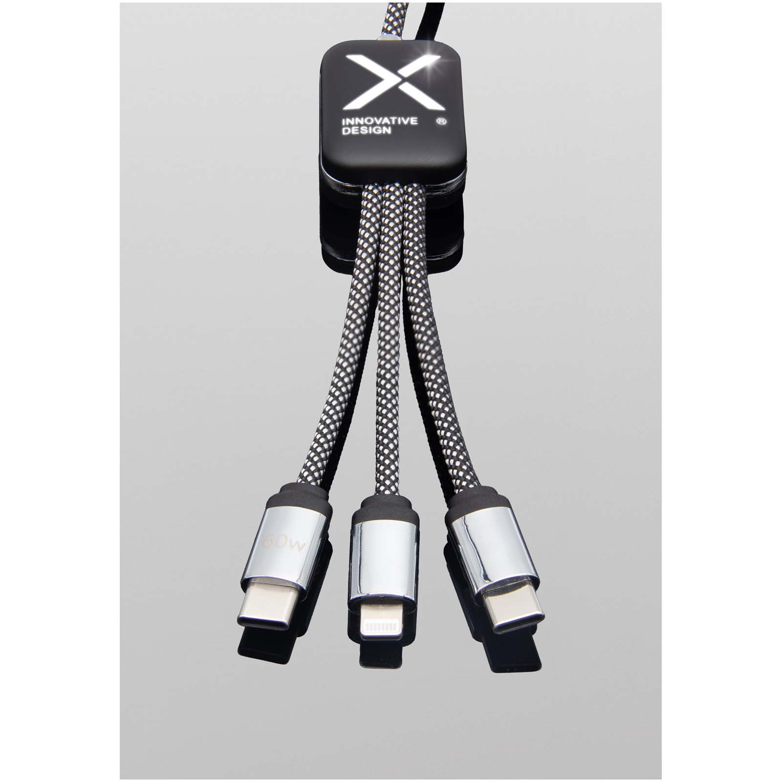 SCX.design C33 60W Type-C charging cable with dual light-up logo