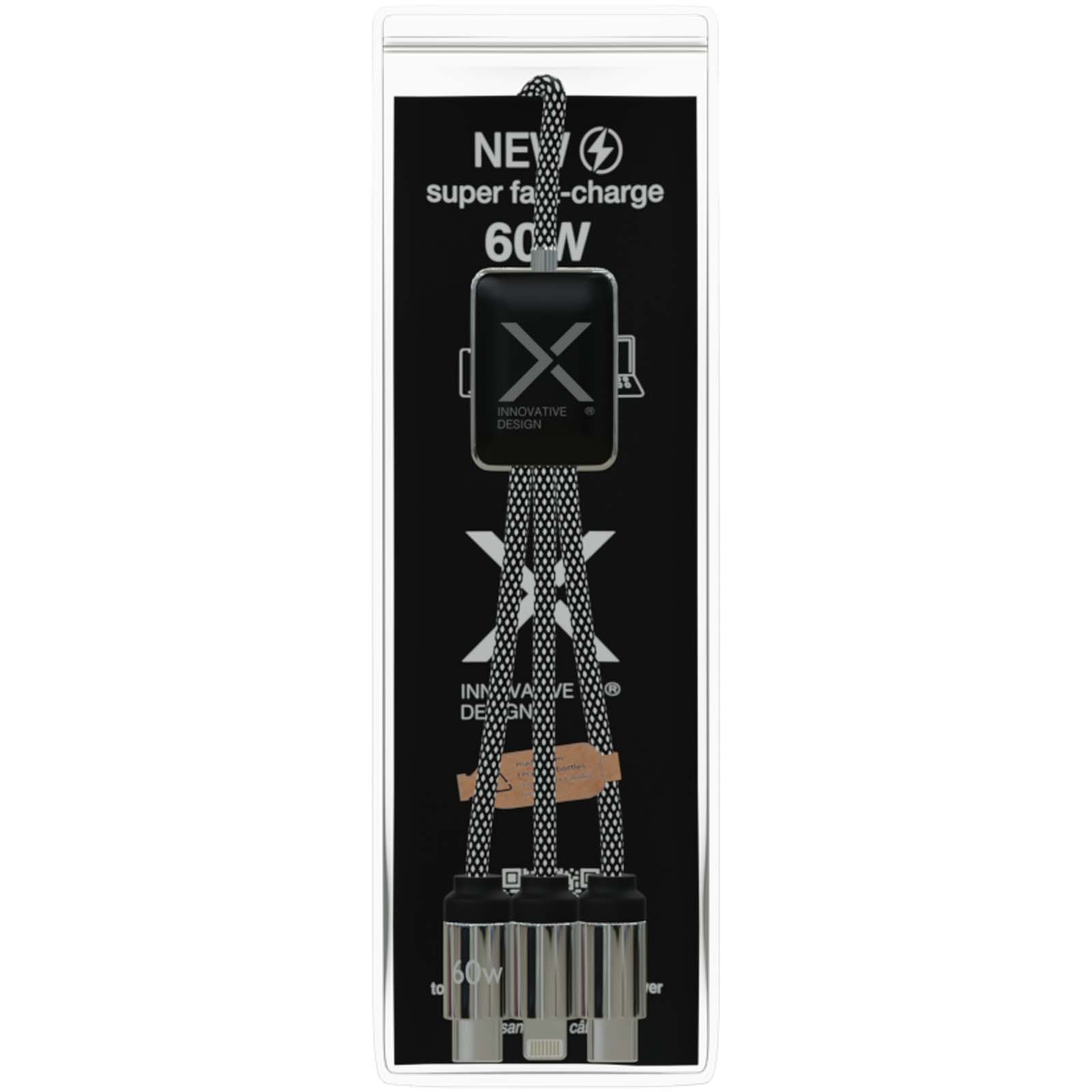 SCX.design C33 60W Type-C charging cable with dual light-up logo