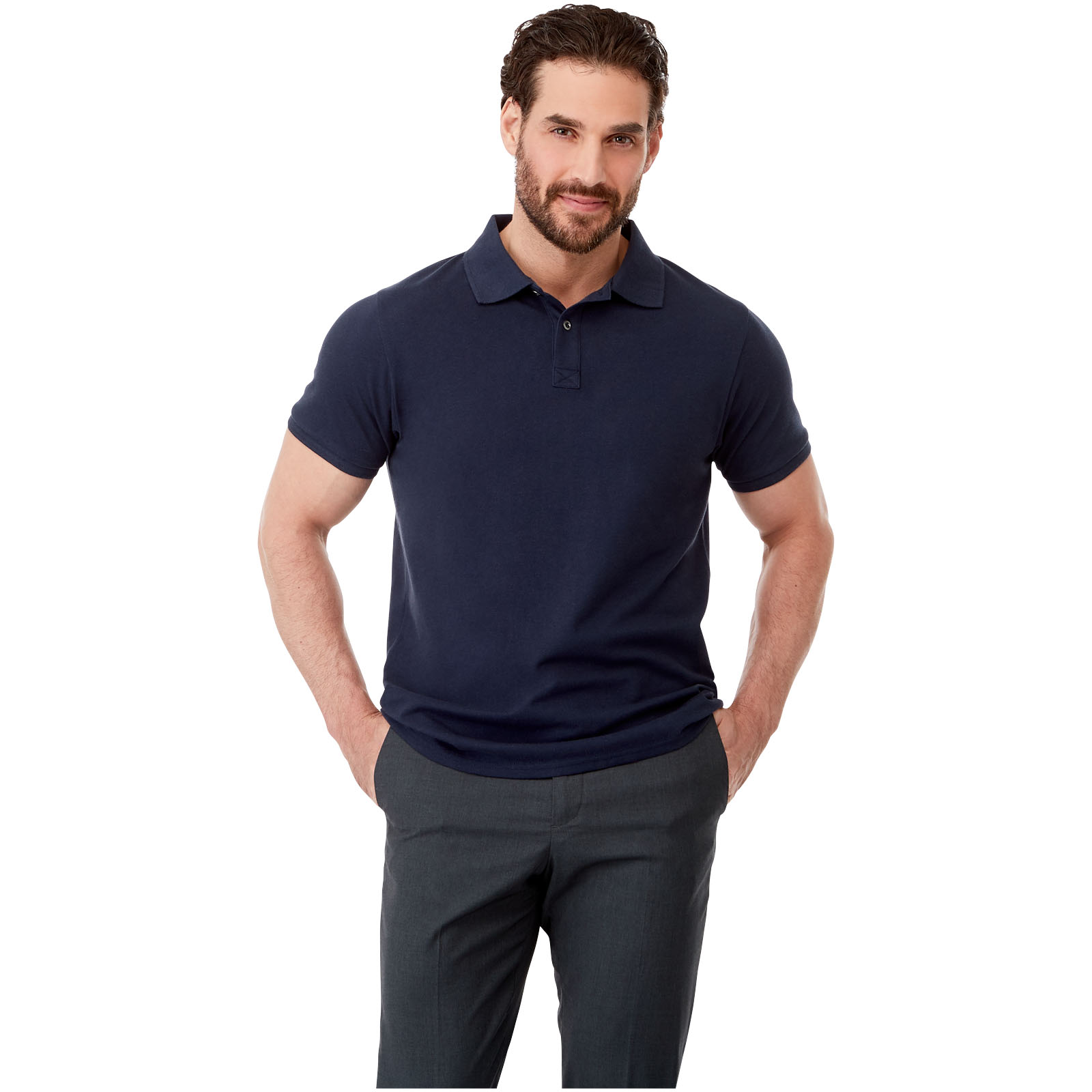 Beryl short sleeve men’s organic recycled polo