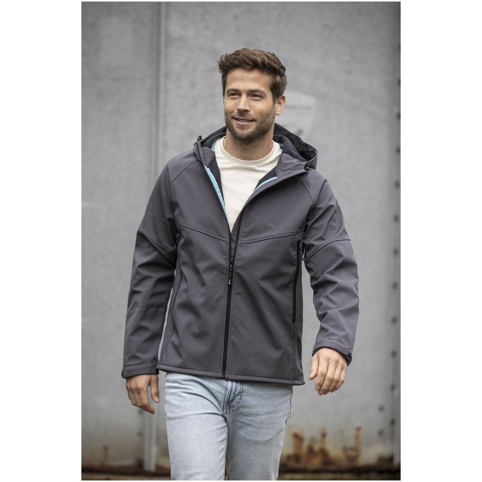 Coltan men’s GRS recycled softshell jacket