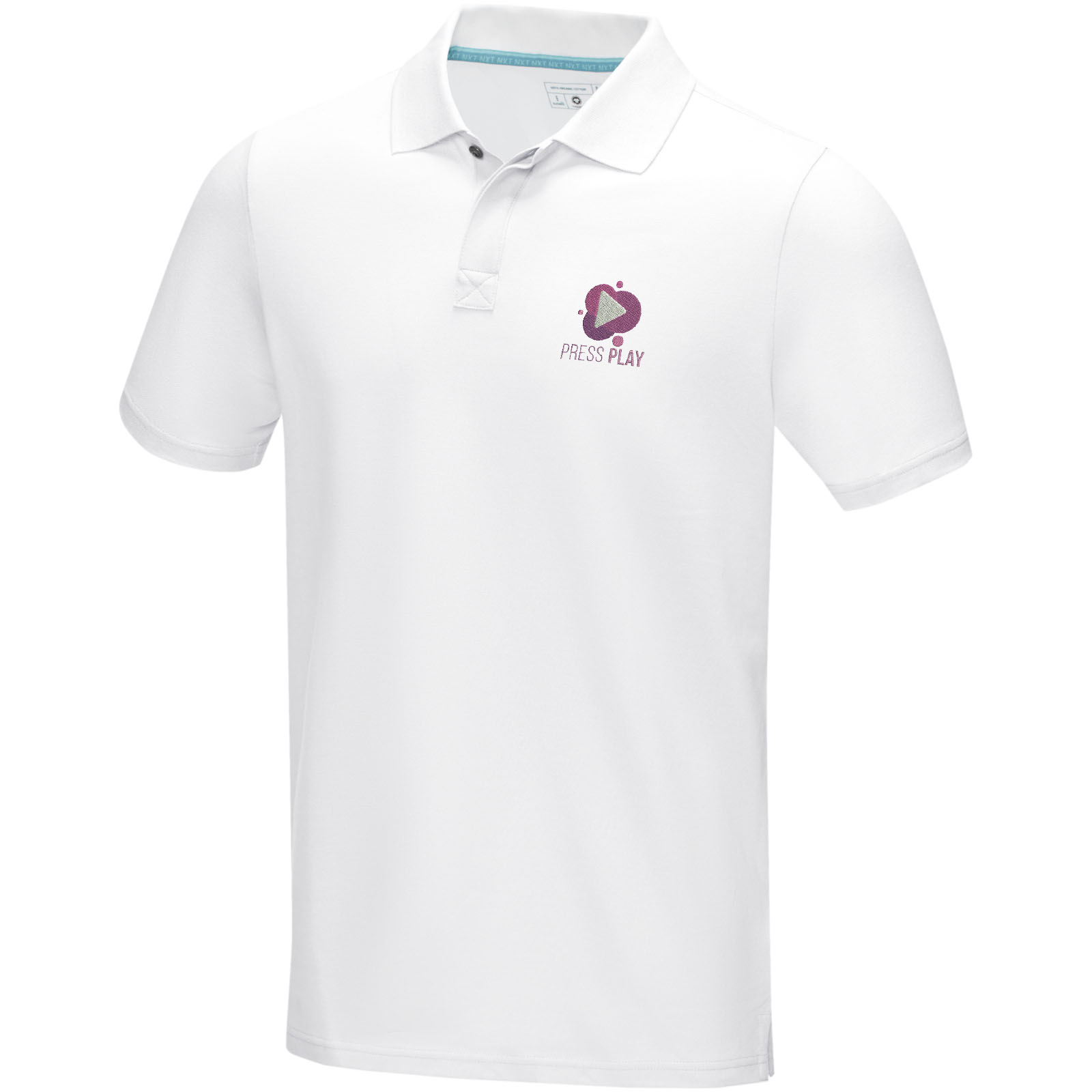 Graphite short sleeve men’s organic polo