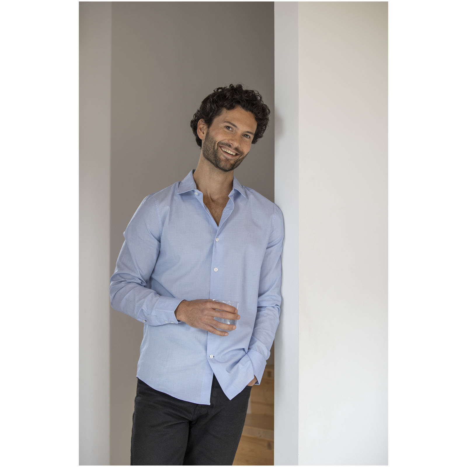 Cuprite long sleeve men’s organic shirt