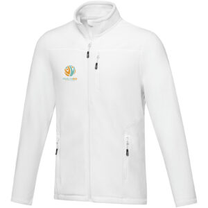 Amber men’s GRS recycled full zip fleece jacket