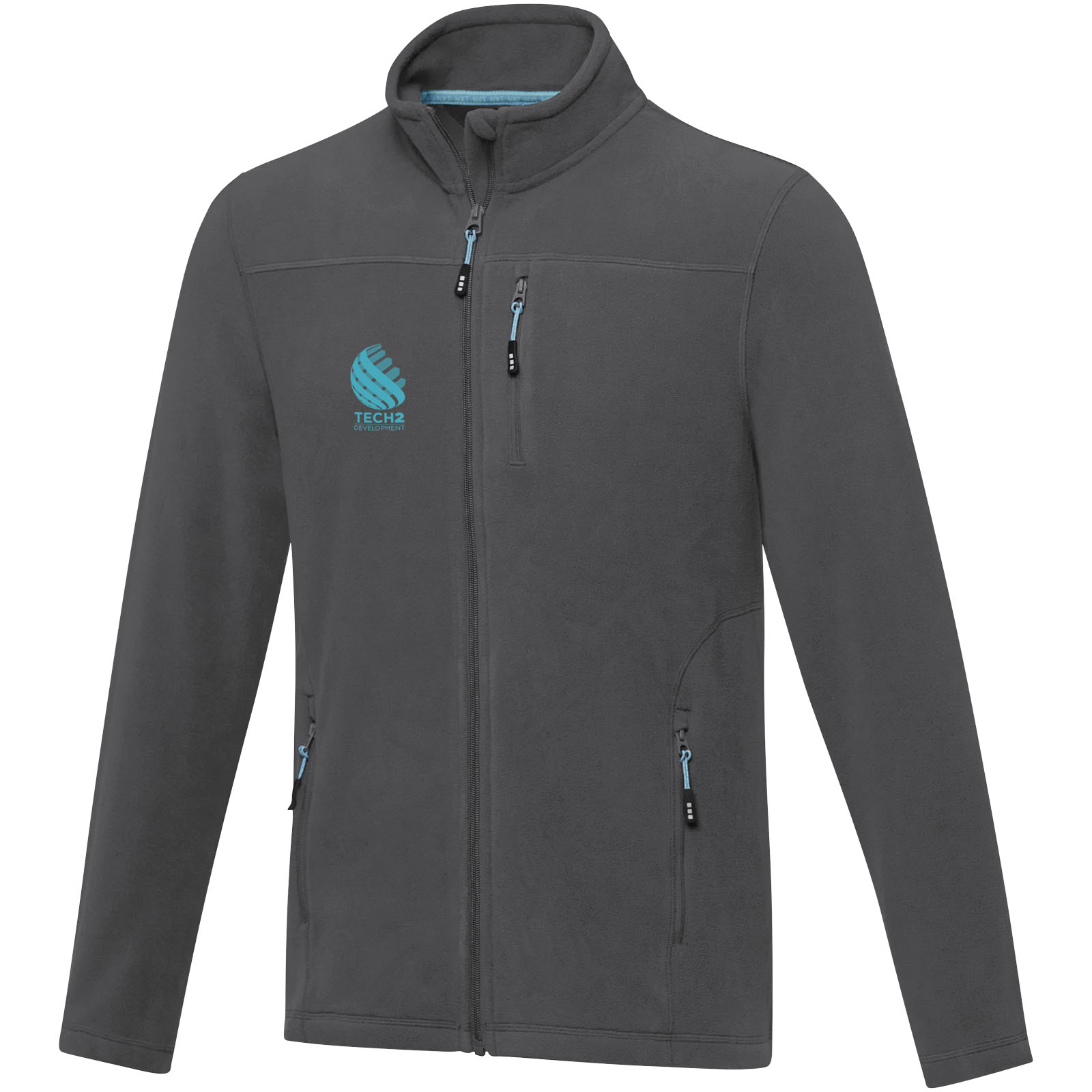 Amber men’s GRS recycled full zip fleece jacket