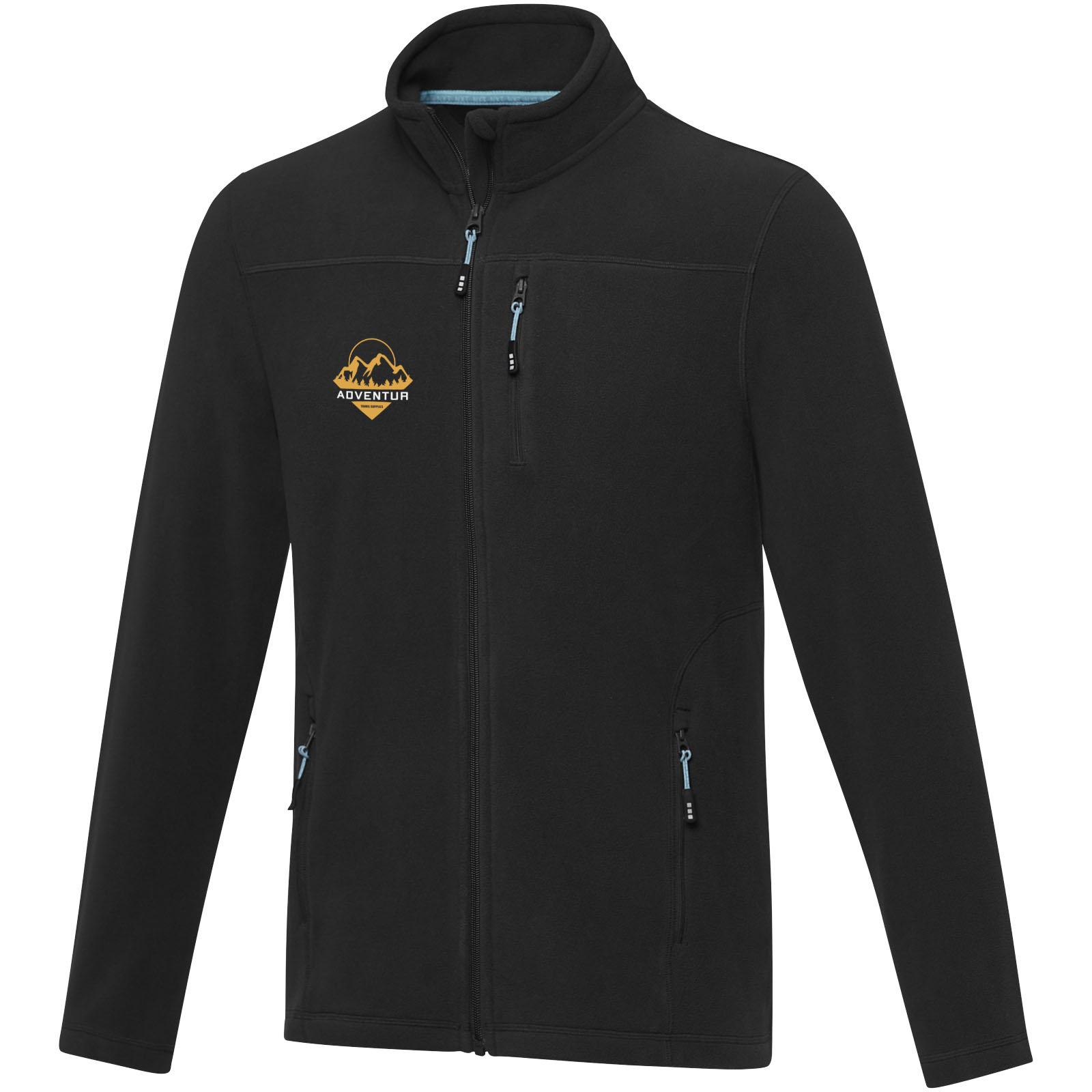 Amber men’s GRS recycled full zip fleece jacket
