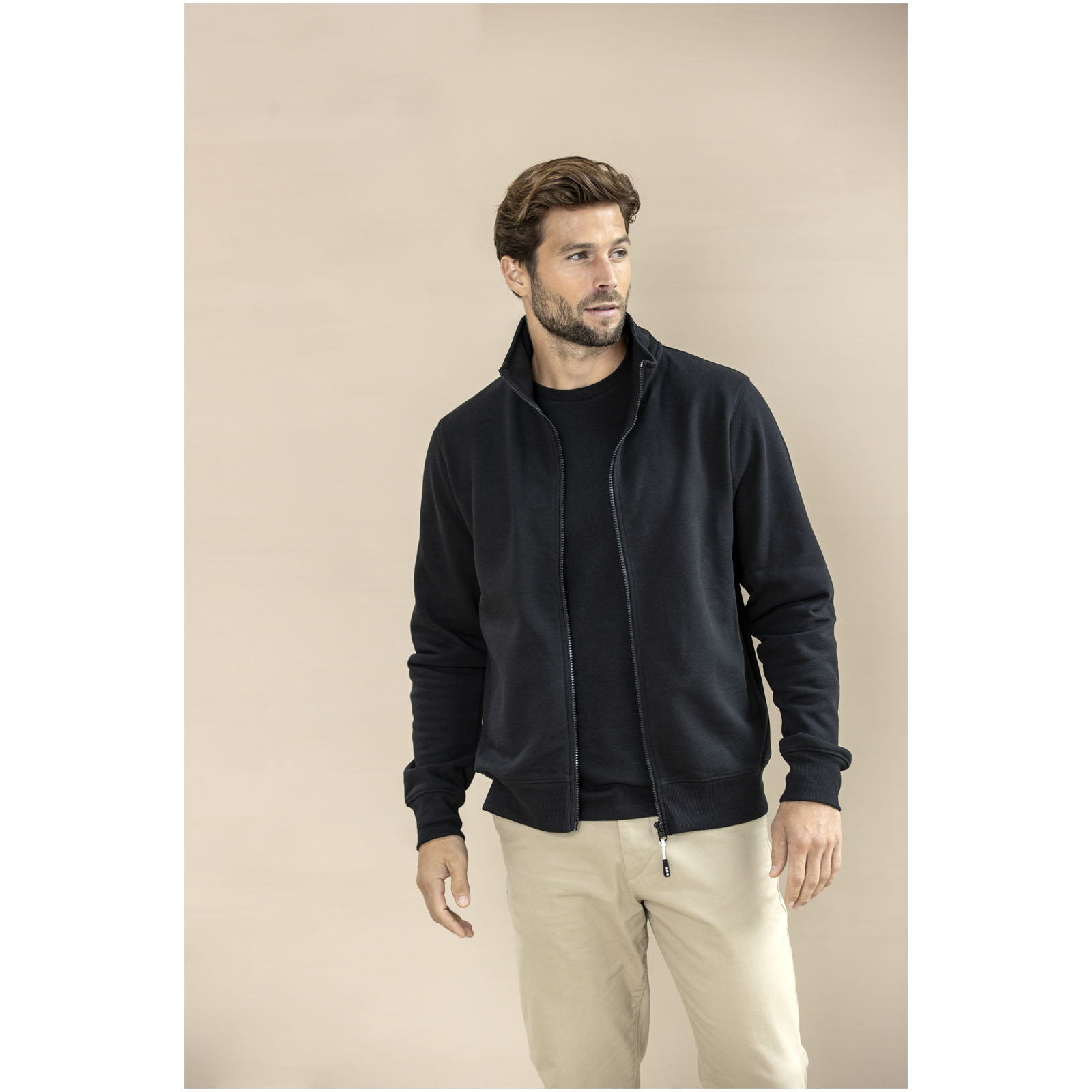Galena 320 g/m2 unisex Aware™ recycled full zip sweater