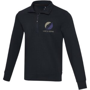 Tin 280 g/m² unisex Aware™ recycled quarter zip sweater
