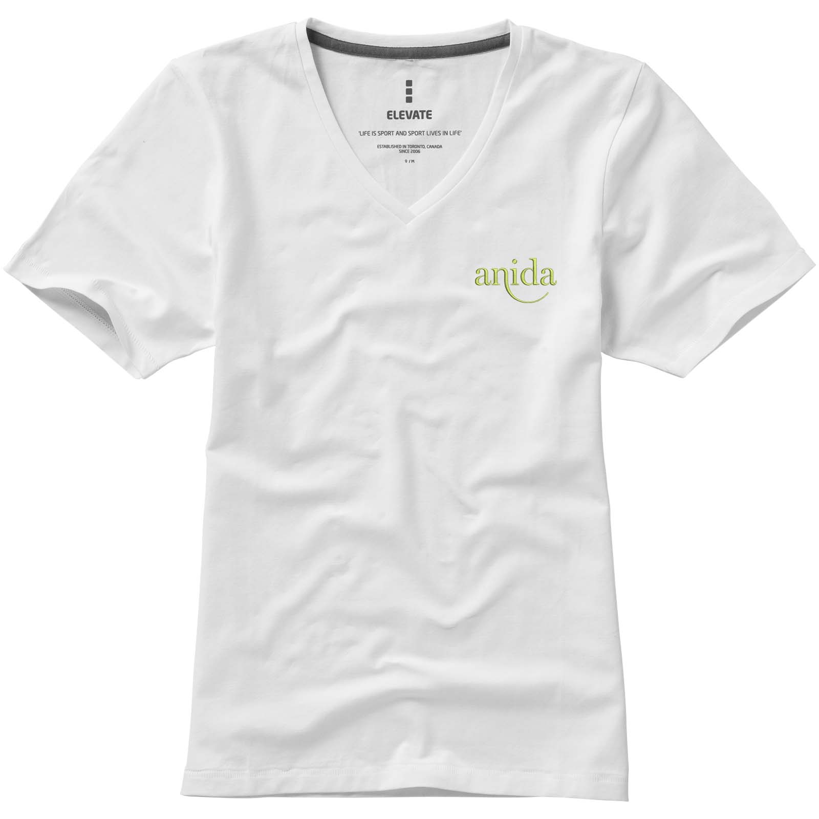 Kawartha short sleeve women’s organic v-neck t-shirt