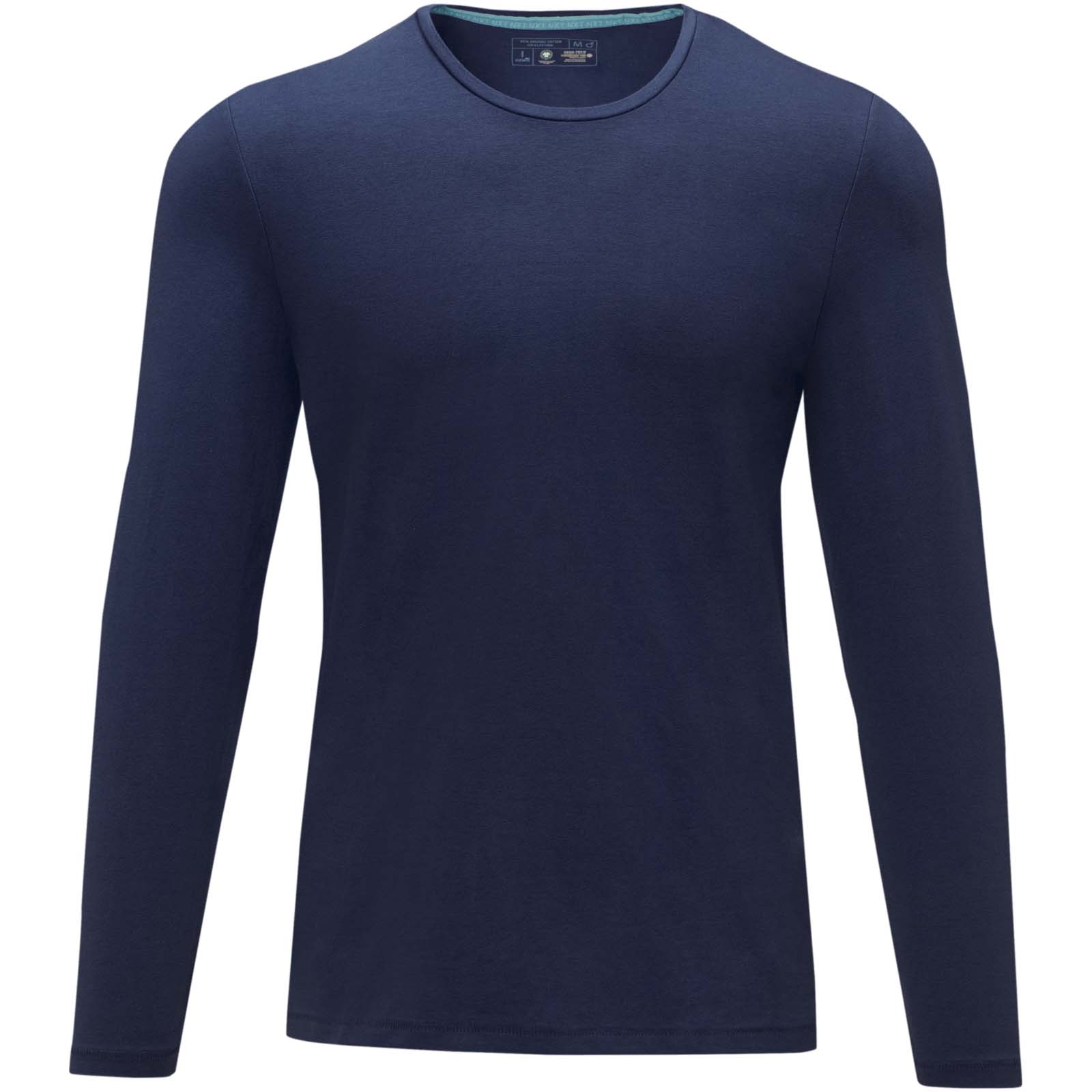 Ponoka long sleeve men’s organic t-shirt