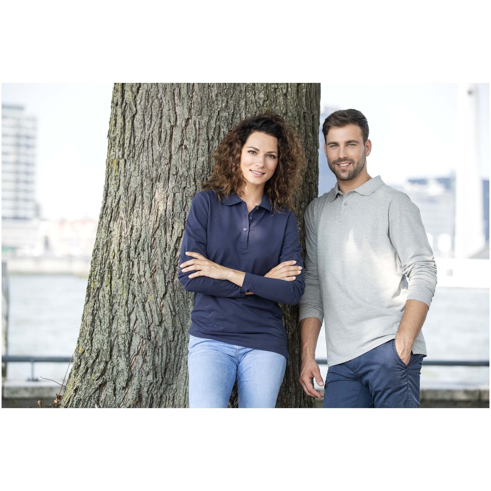 Calgary 180 g/m2 long sleeve men’s polo