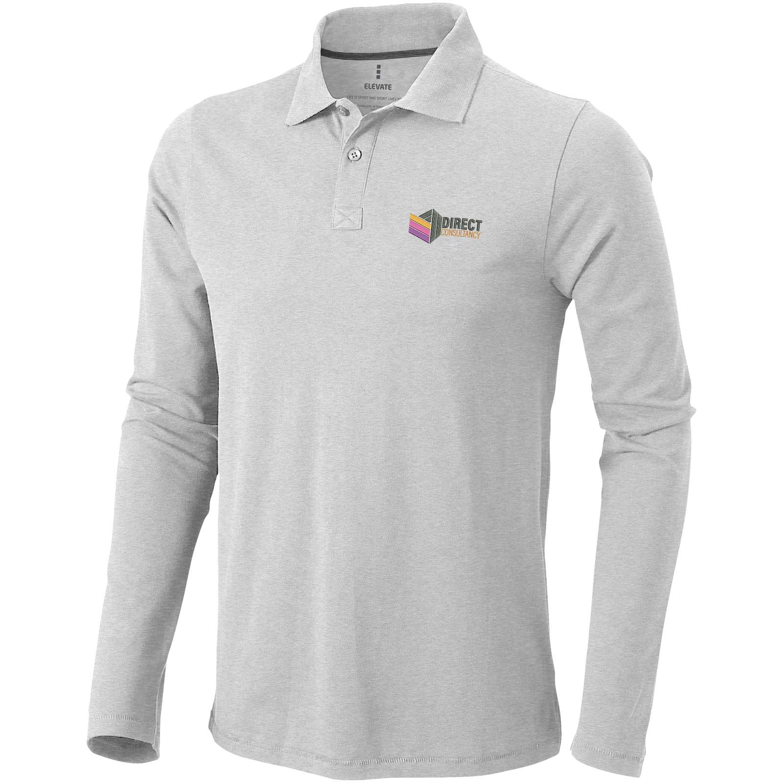 Calgary 180 g/m2 long sleeve men’s polo