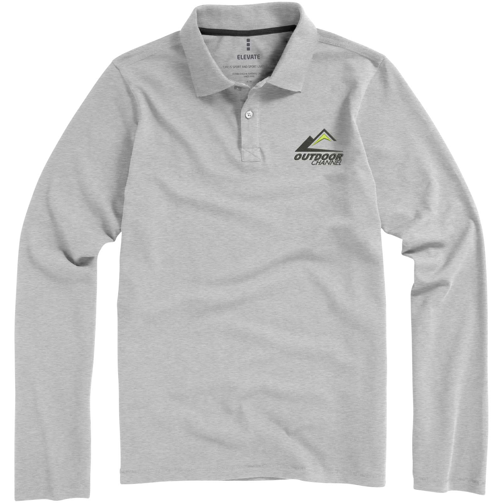 Calgary 180 g/m2 long sleeve men’s polo