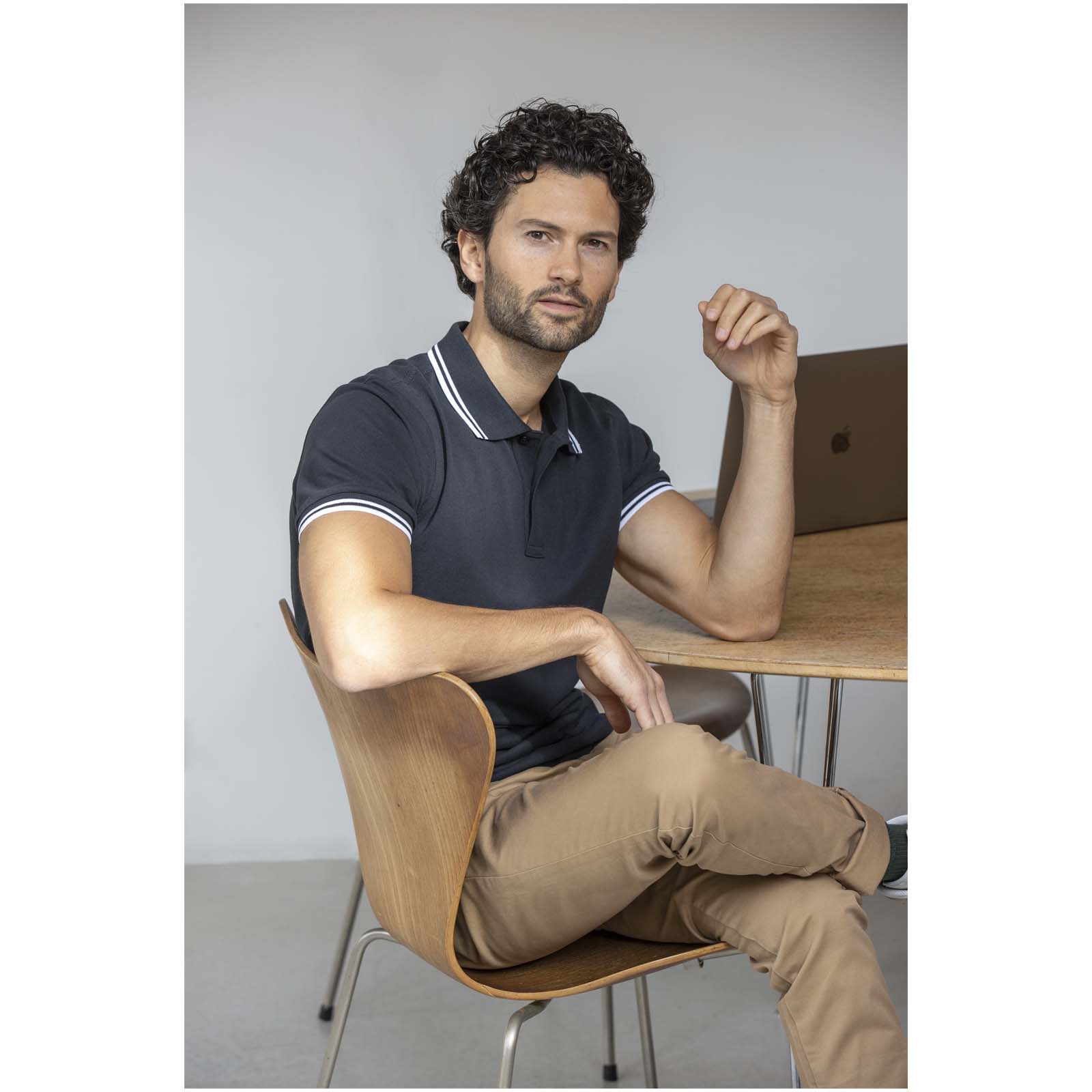 Amarago 200 g/m2 short sleeve men’s tipping polo