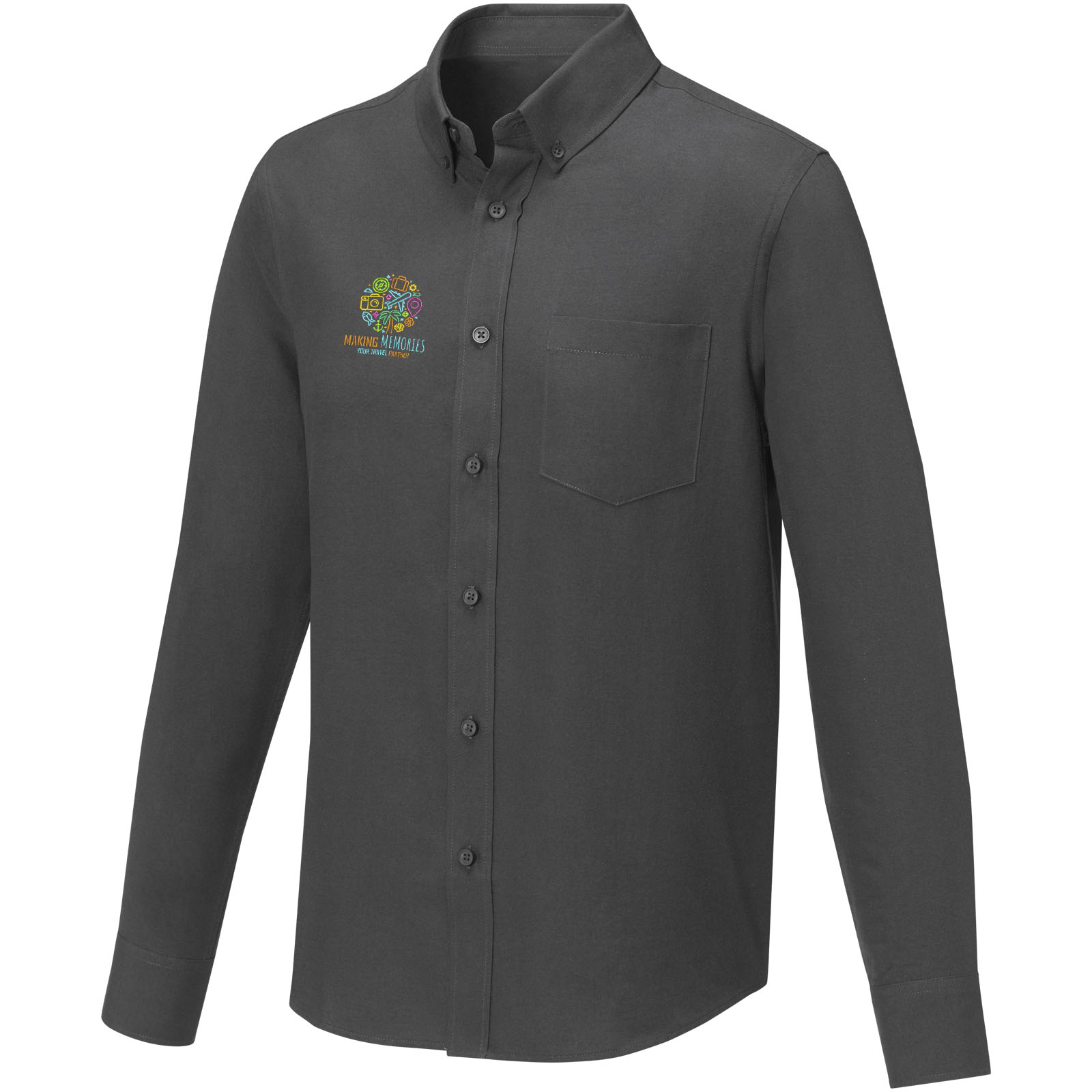 Pollux 130 g/m2 long sleeve men’s shirt