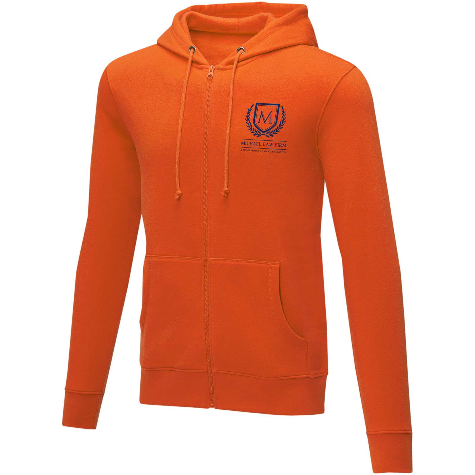 Charon 240 g/m2 unisex full zip hoodie
