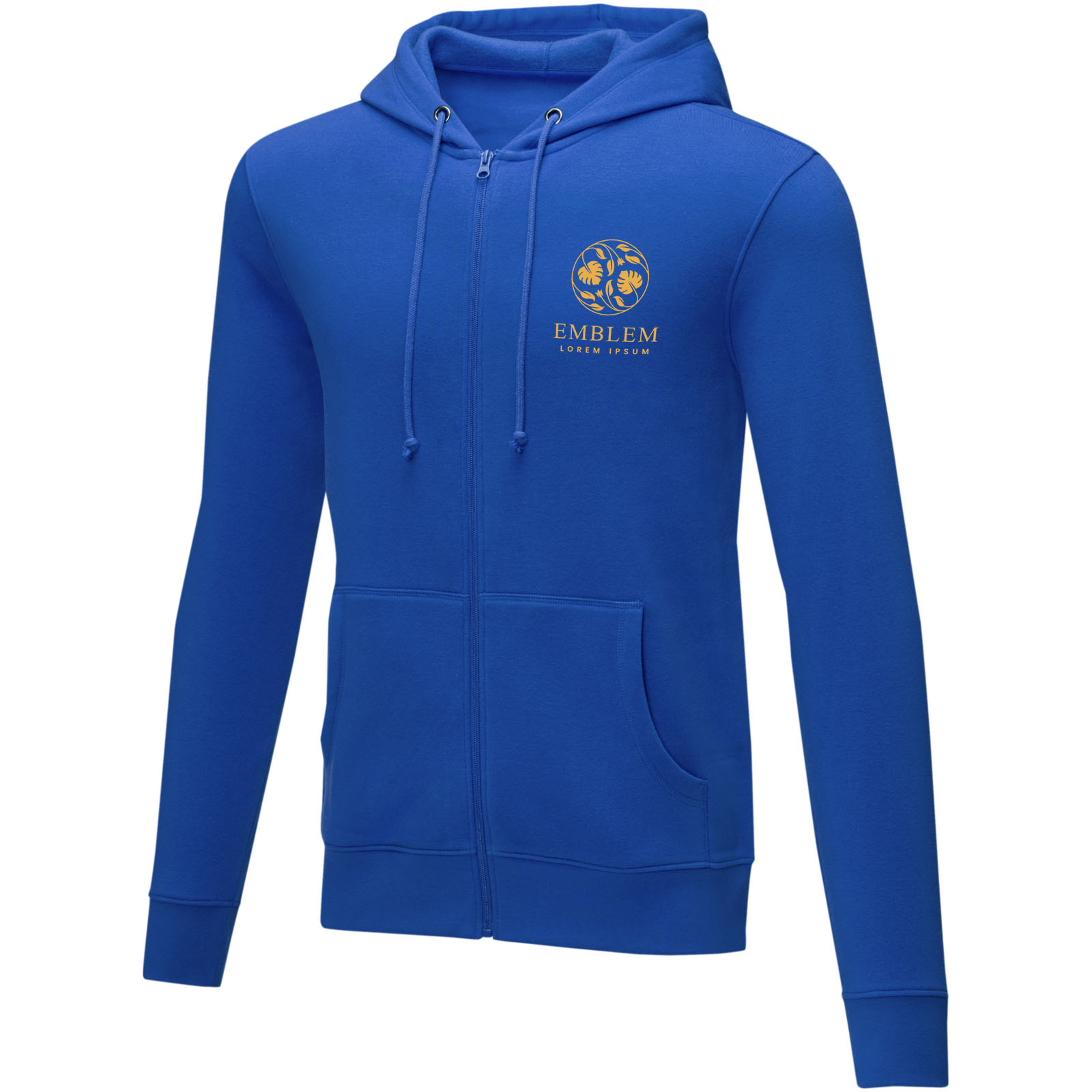 Charon 240 g/m2 unisex full zip hoodie