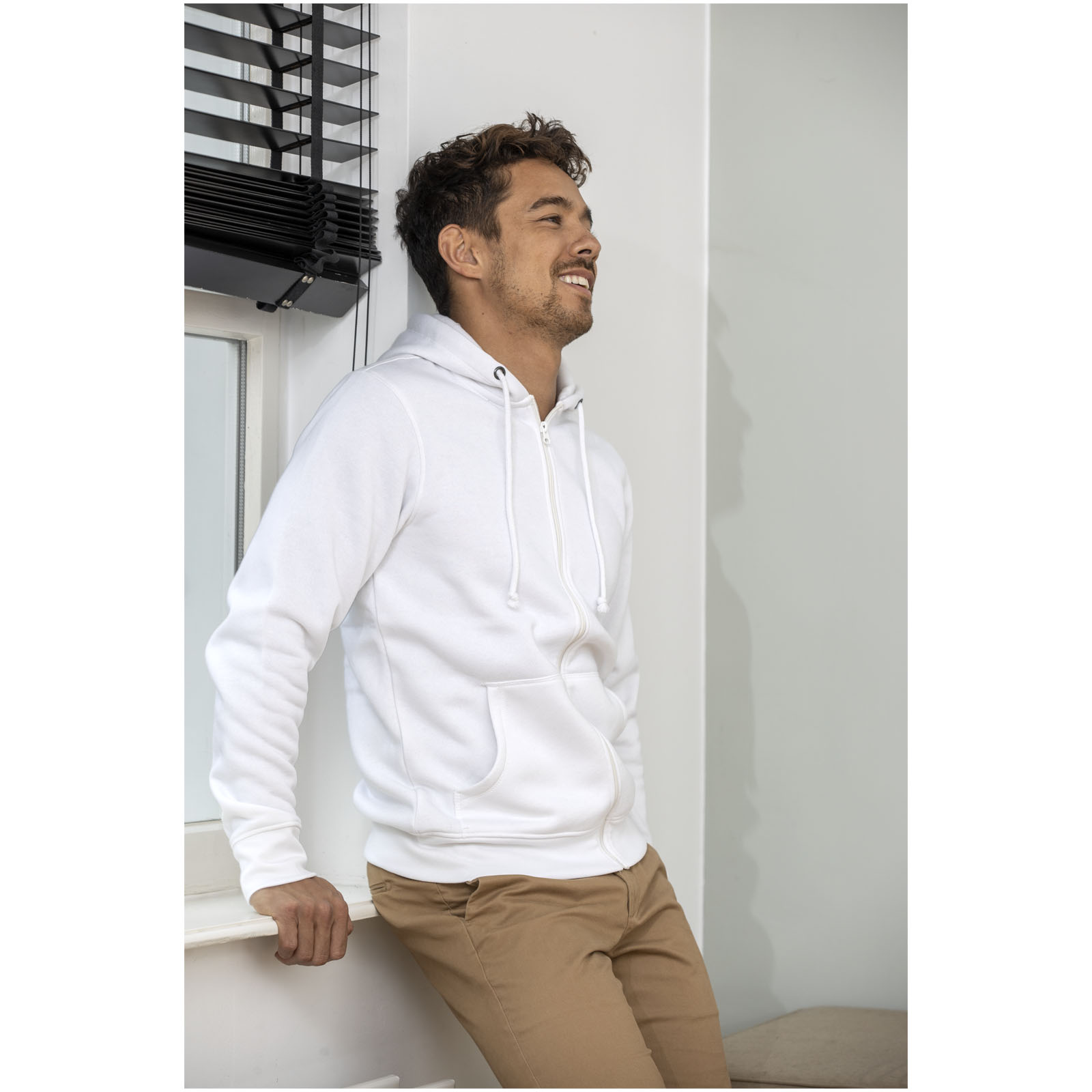 Charon 240 g/m2 unisex full zip hoodie