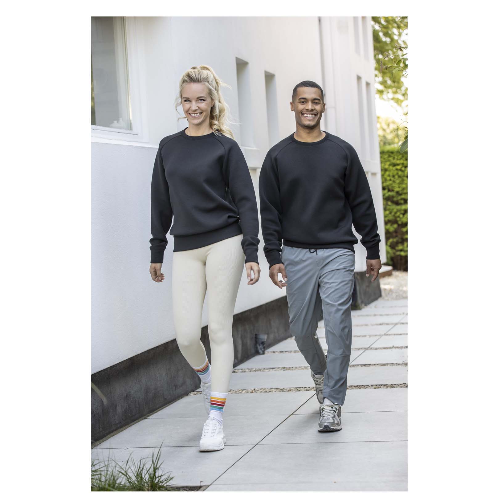 Yukon 350 g/m² unisex interlock sports crewneck sweater