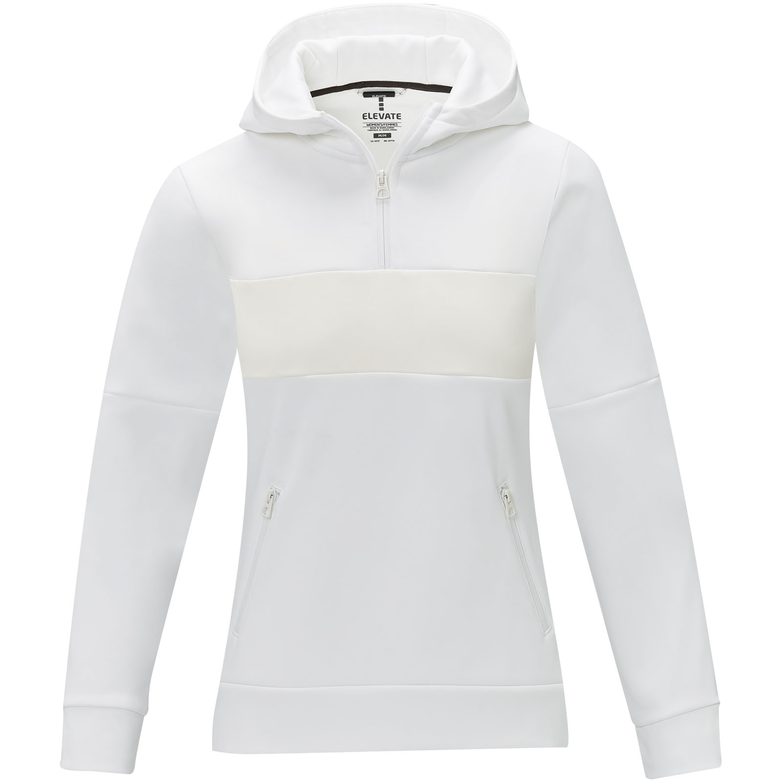 Sayan women’s half zip anorak hooded sweater