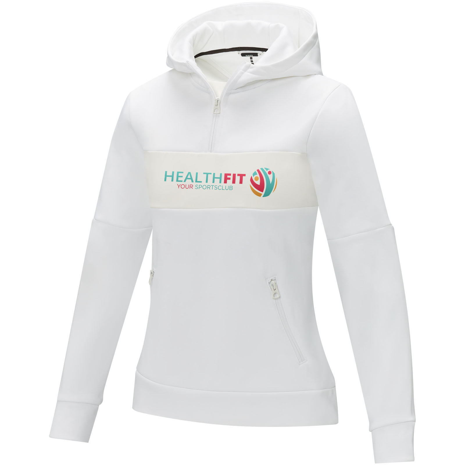 Sayan women’s half zip anorak hooded sweater