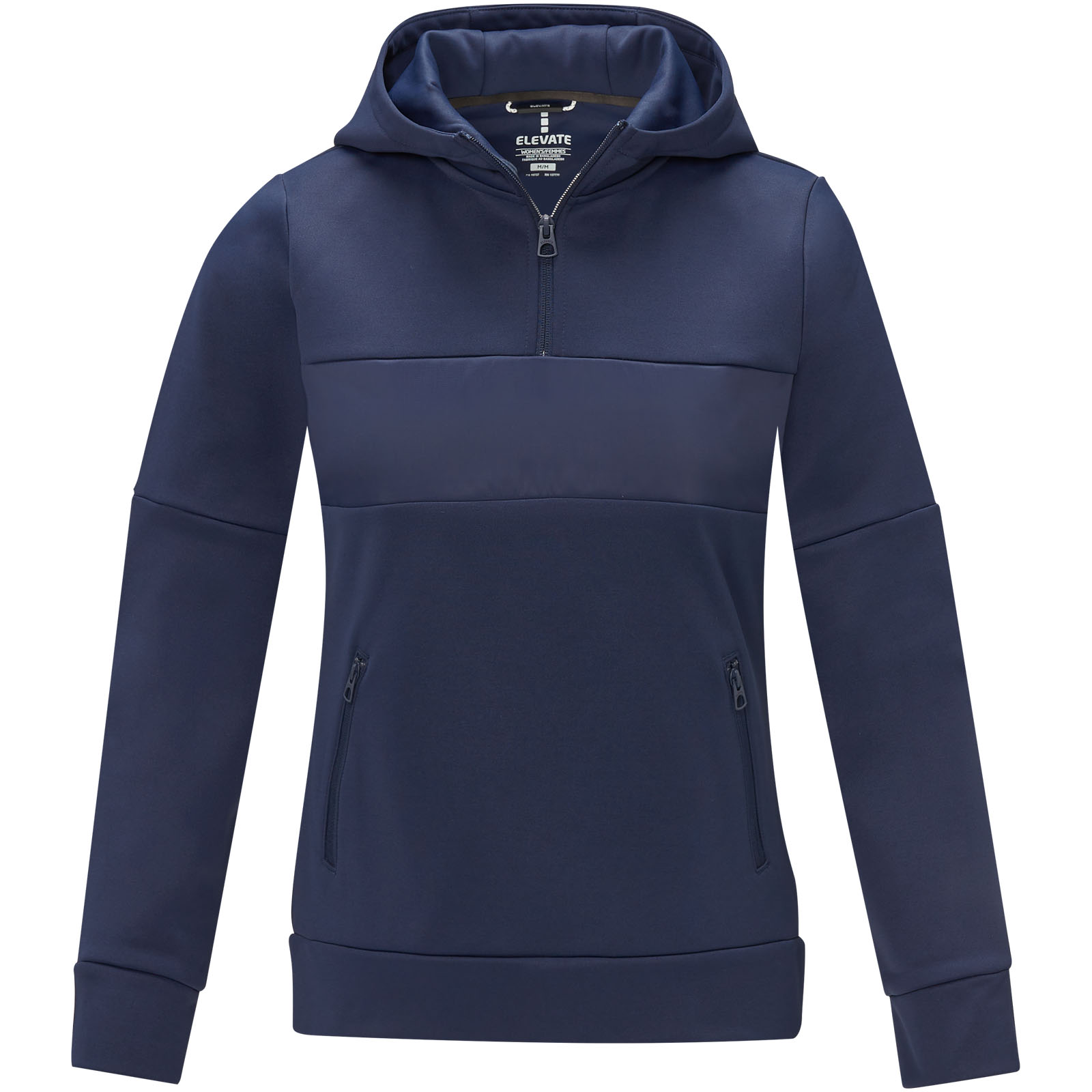Sayan women’s half zip anorak hooded sweater
