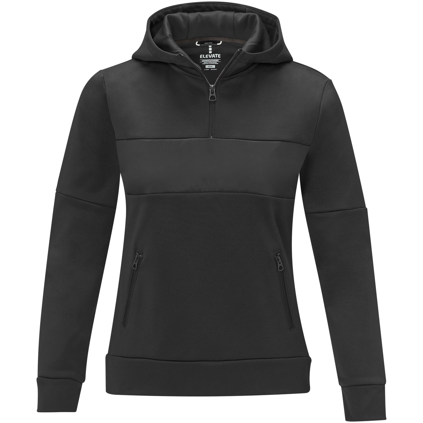 Sayan women’s half zip anorak hooded sweater