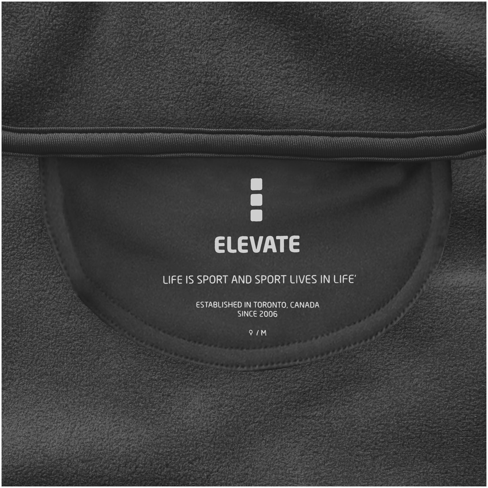 Brossard women’s full zip fleece jacket