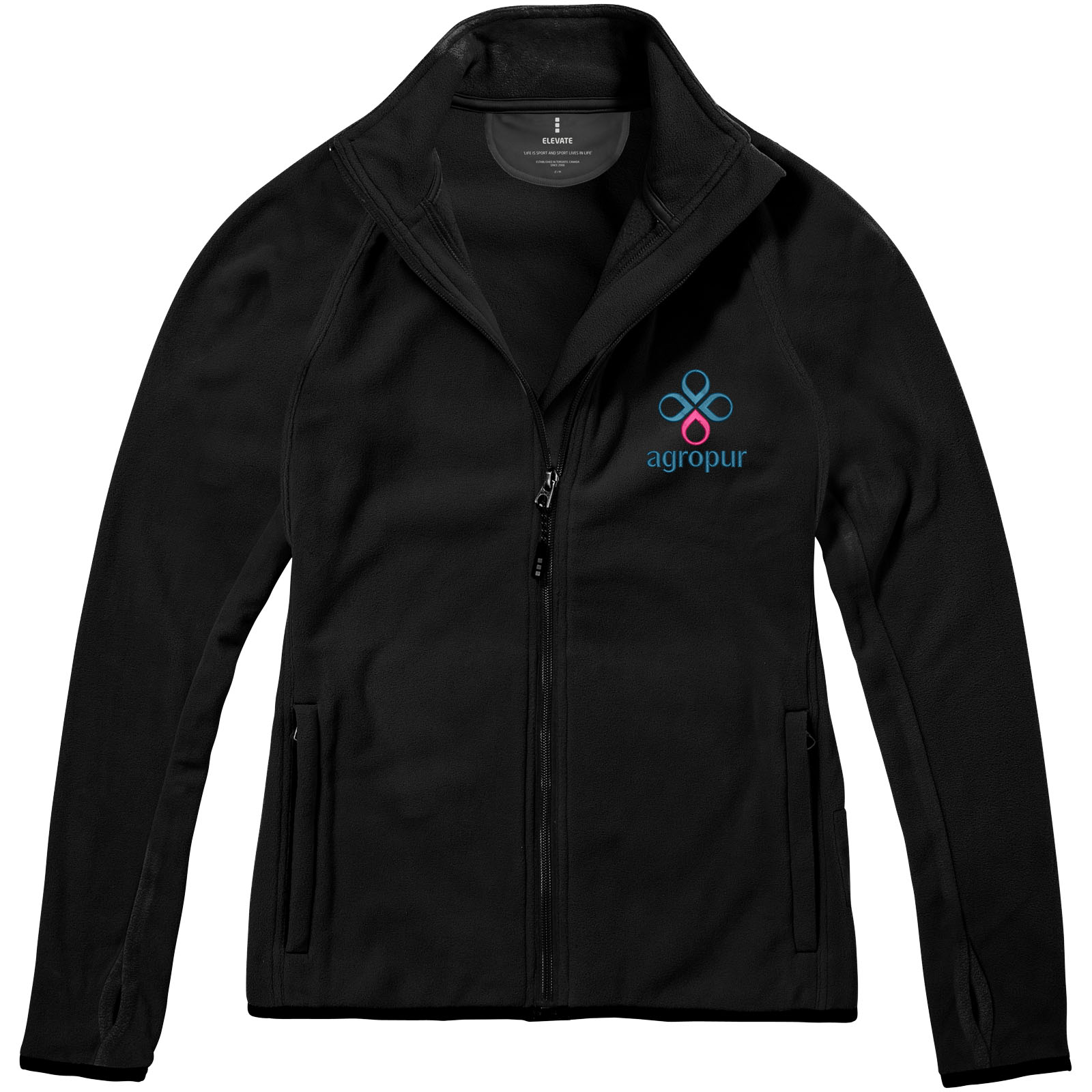 Brossard women’s full zip fleece jacket