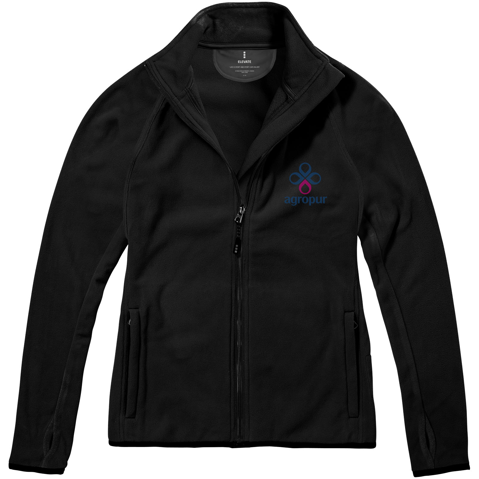 Brossard women’s full zip fleece jacket