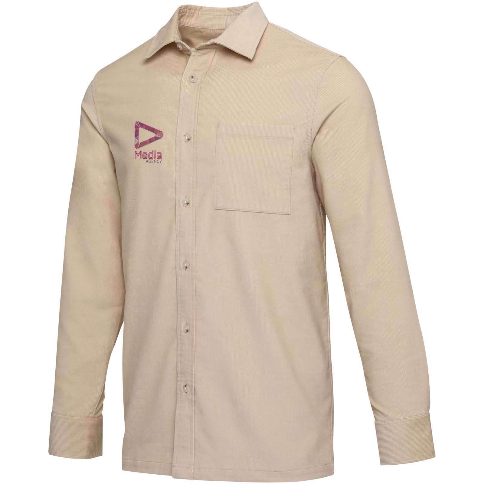 Alum 252 g/m² corduroy unisex shirt