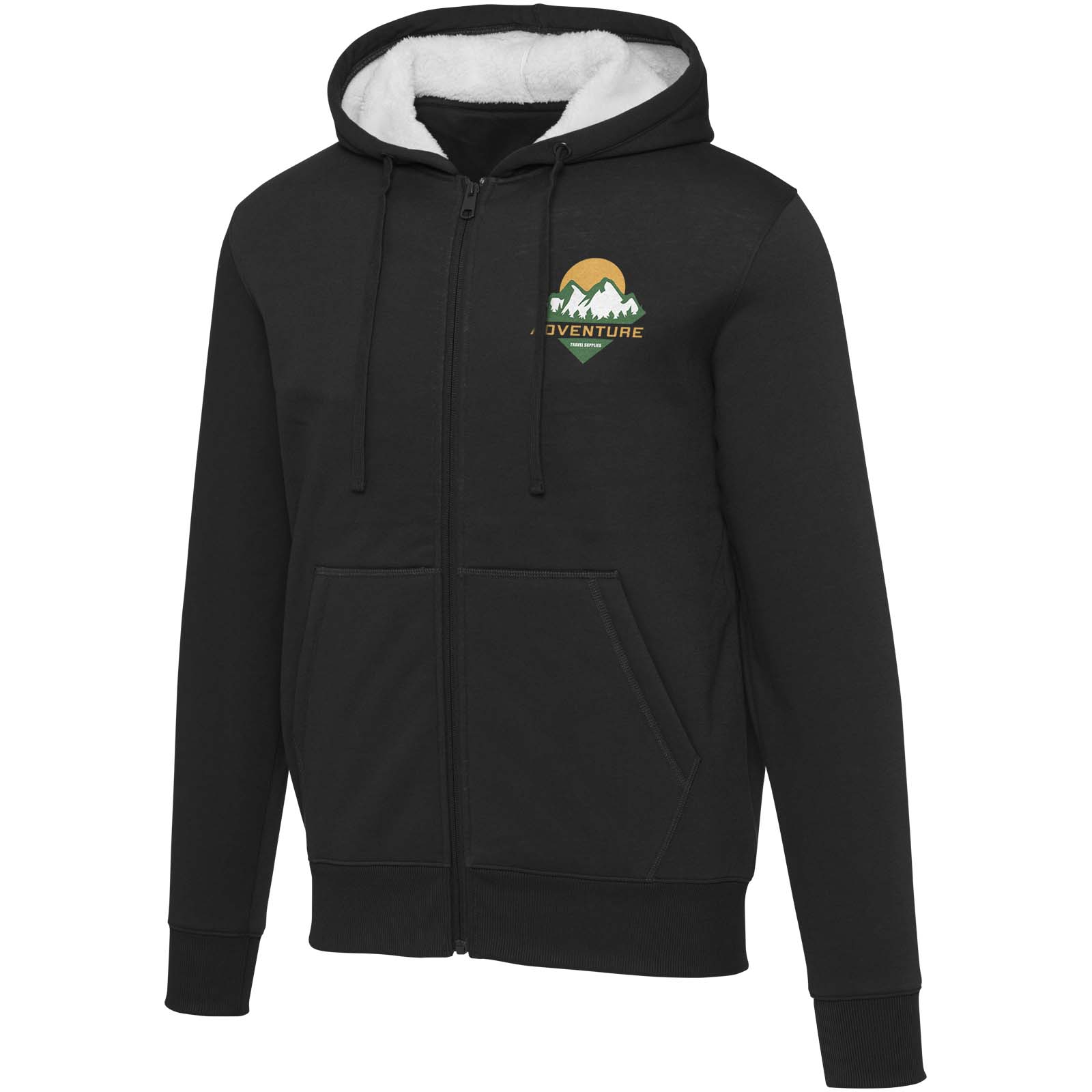 Natron 320 g/m² sherpa full-zip hoodie