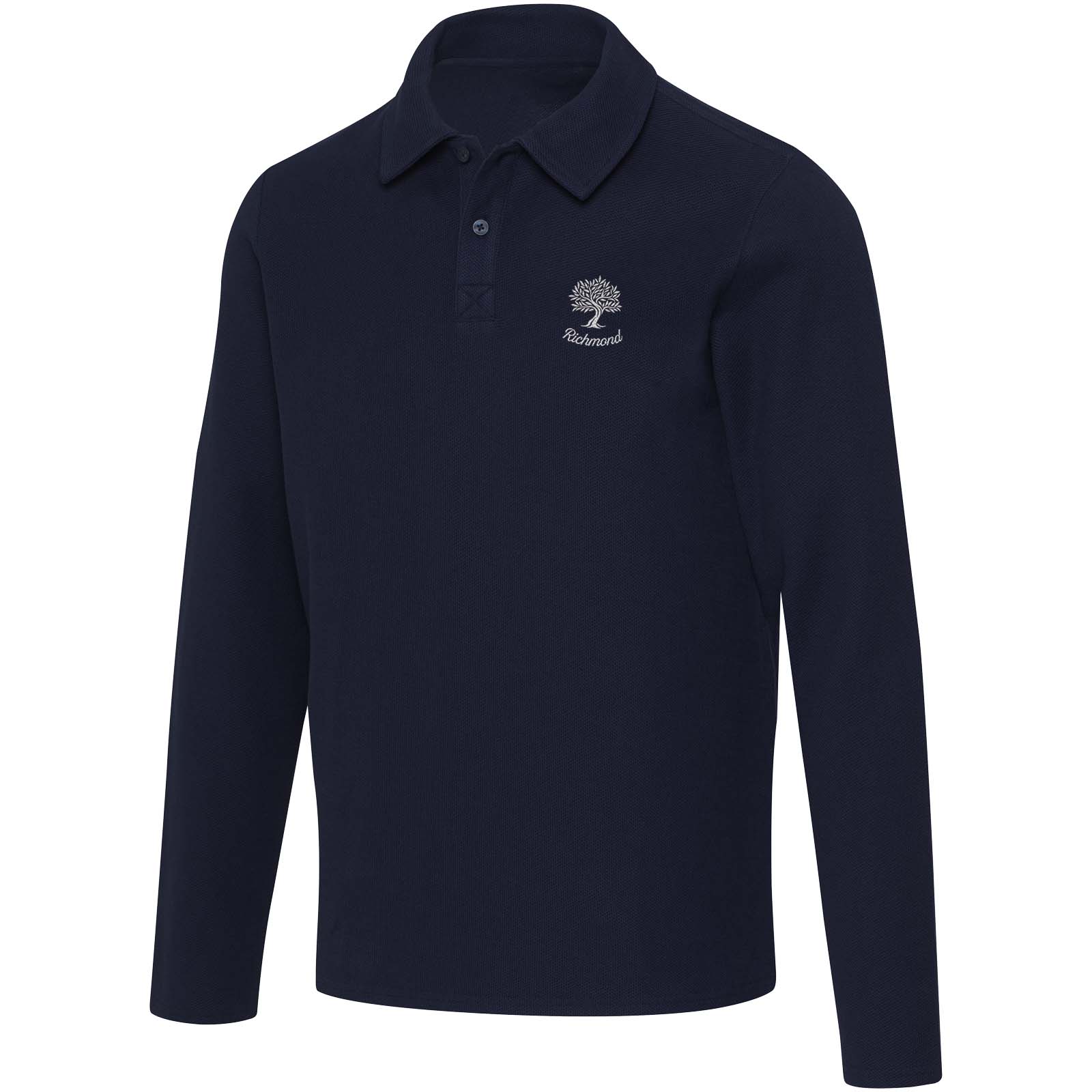 Apollo 245 g/m² long sleeve unisex polo