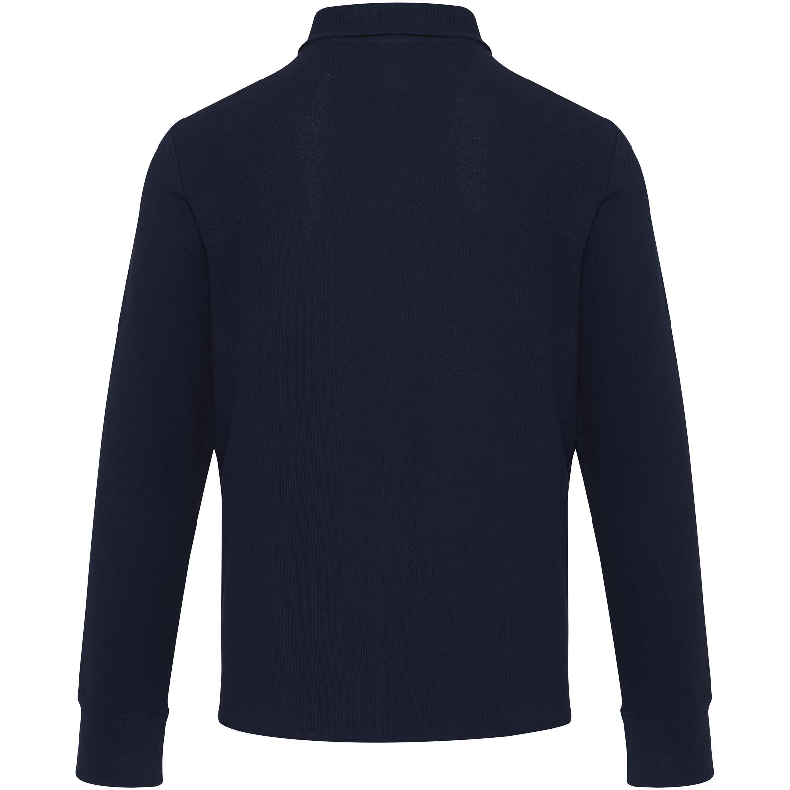 Apollo 245 g/m² long sleeve unisex half zip polo