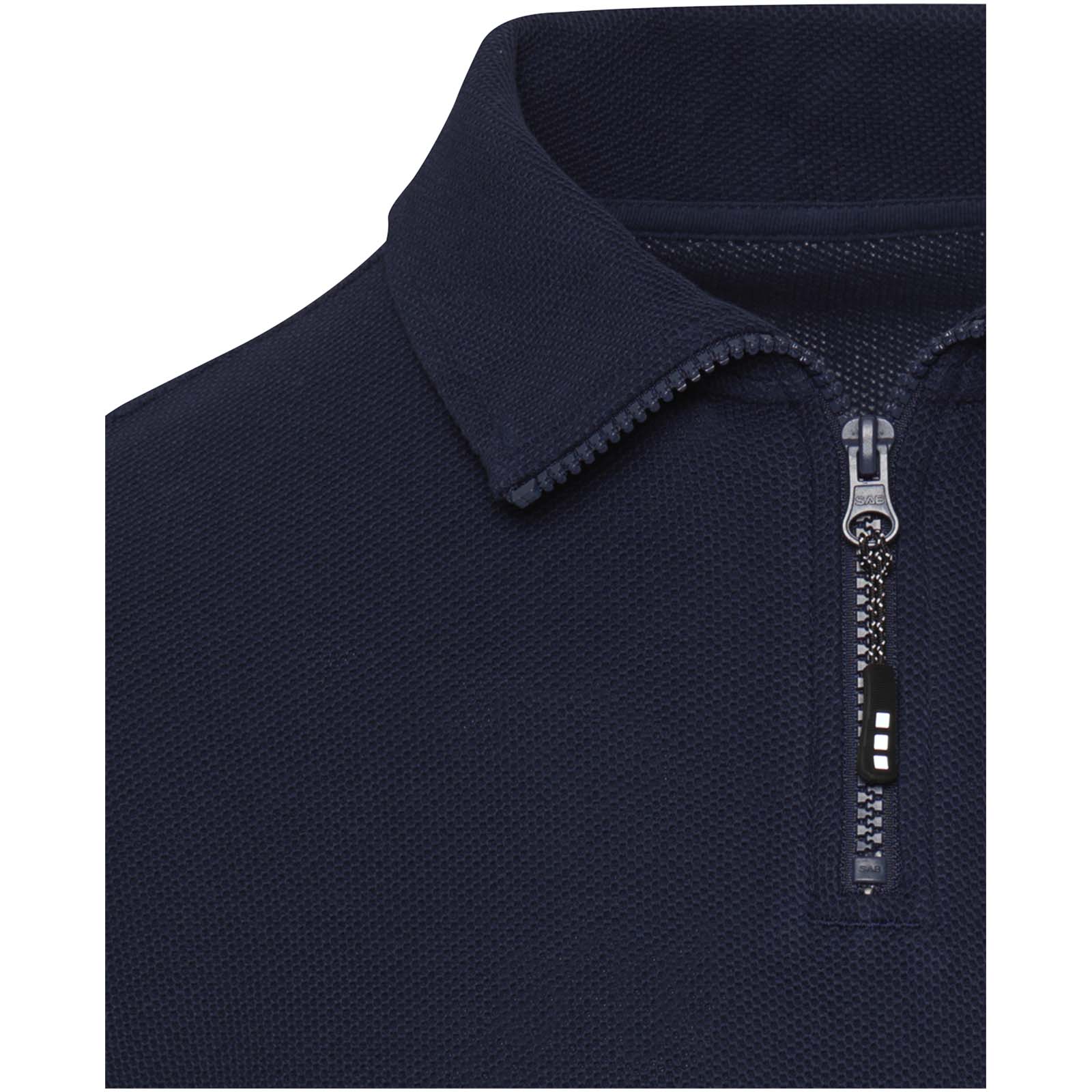 Apollo 245 g/m² long sleeve unisex half zip polo