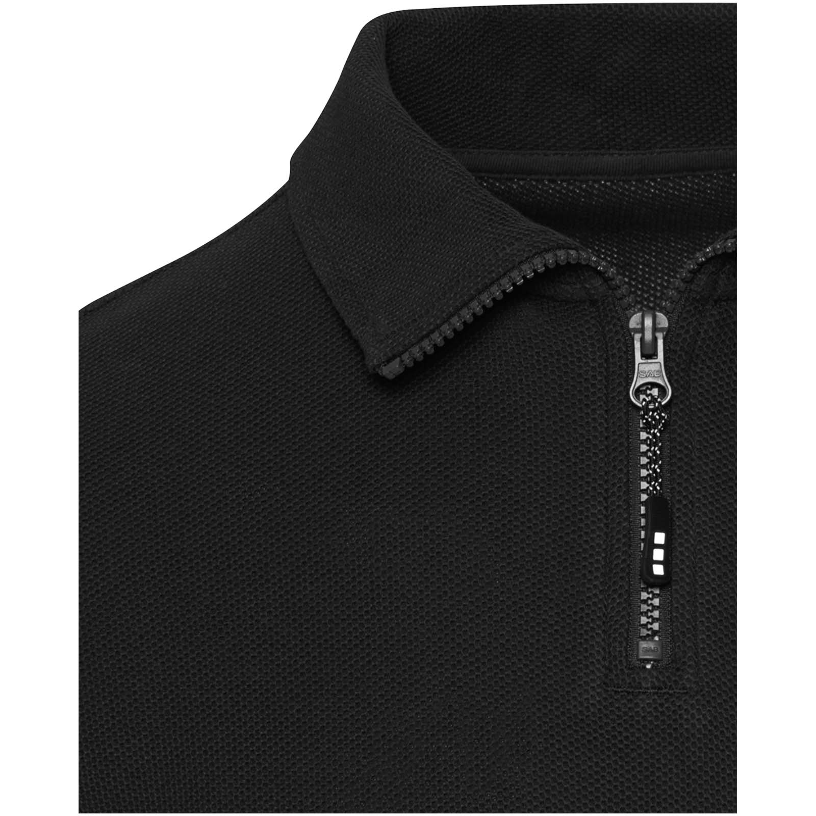 Apollo 245 g/m² long sleeve unisex half zip polo